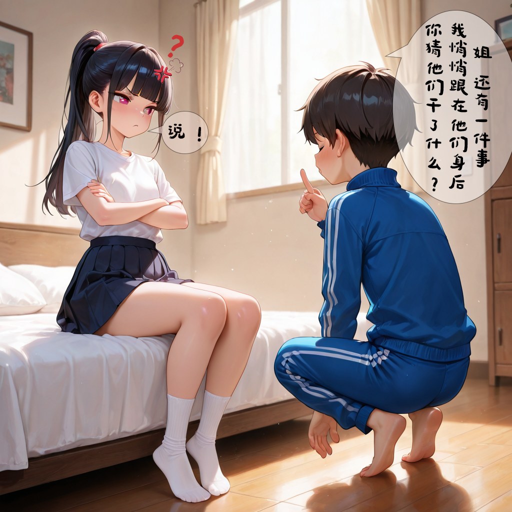 AI tạo bởi AI - 小新性事：học sinh trang phục chụp trên giường lộ âm hộ 193P
