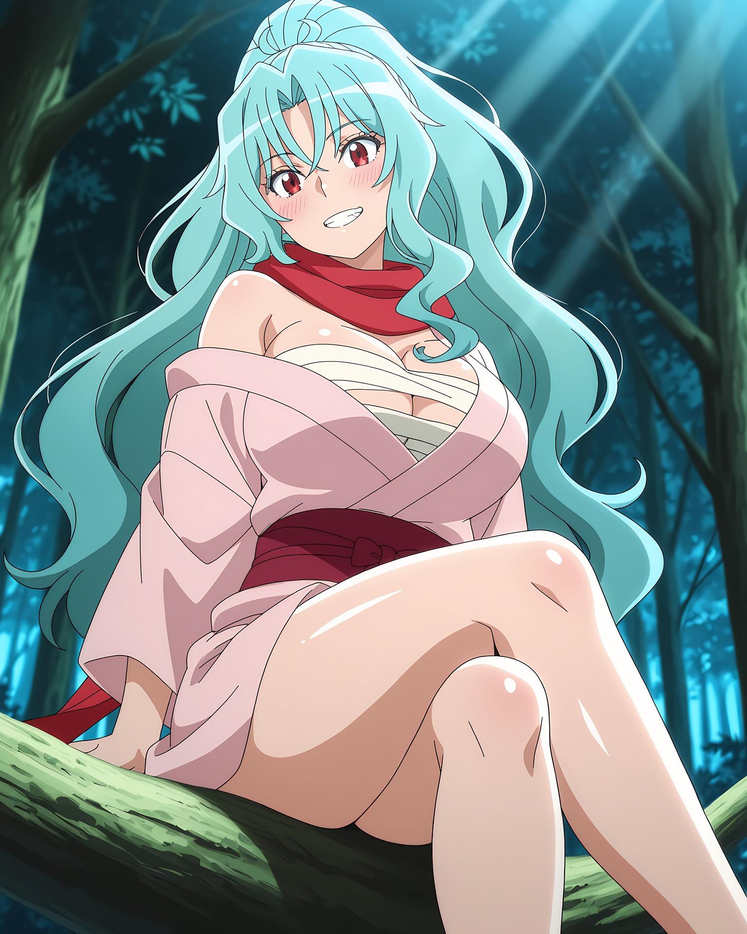 AI Generated Anime Girl - 月光下的异世界之旅 巴 Vol.1：緊身衣私房露穴 246P