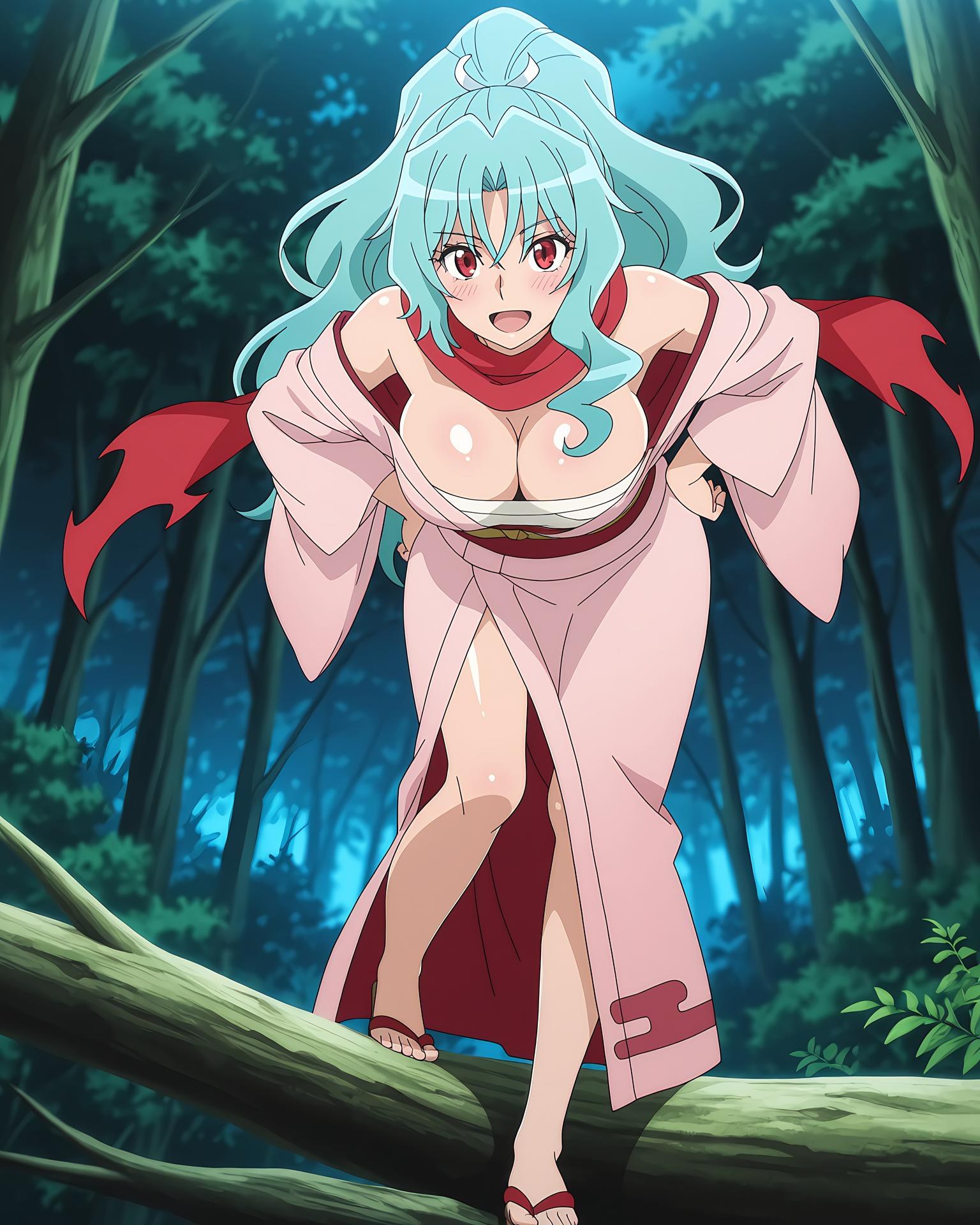 AI Generated Anime Girl - 月光下的异世界之旅 巴 Vol.1：ชุดรัดรูป ภาพส่วนตัว โชว์ช่องคลอด 246P