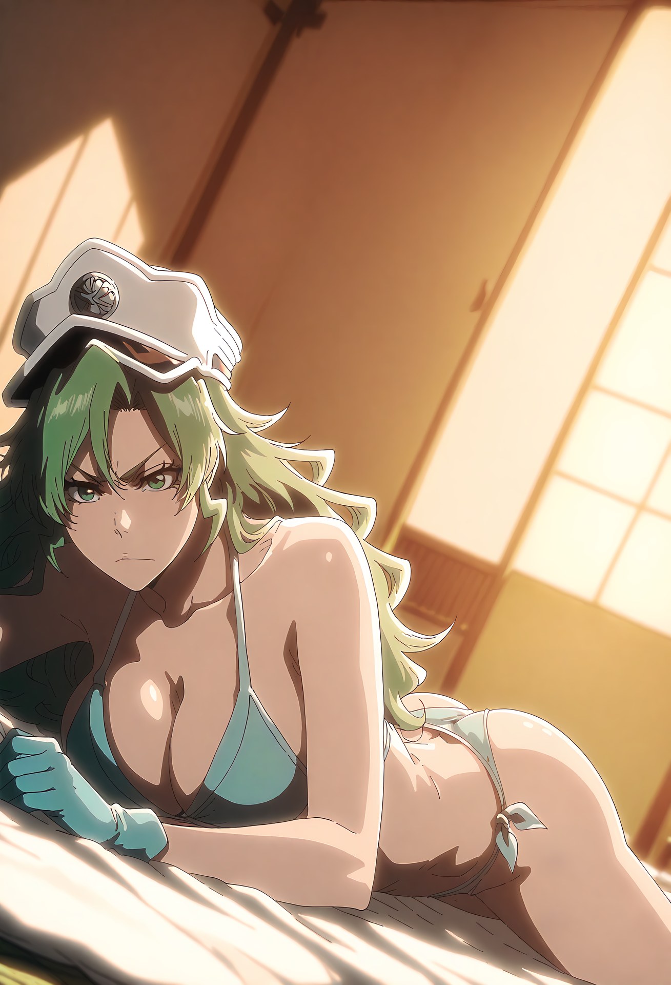 AI Generated Anime Girl - 死神 嘉蒂丝·卡特尼普：紧身衣女仆装露穴 40P