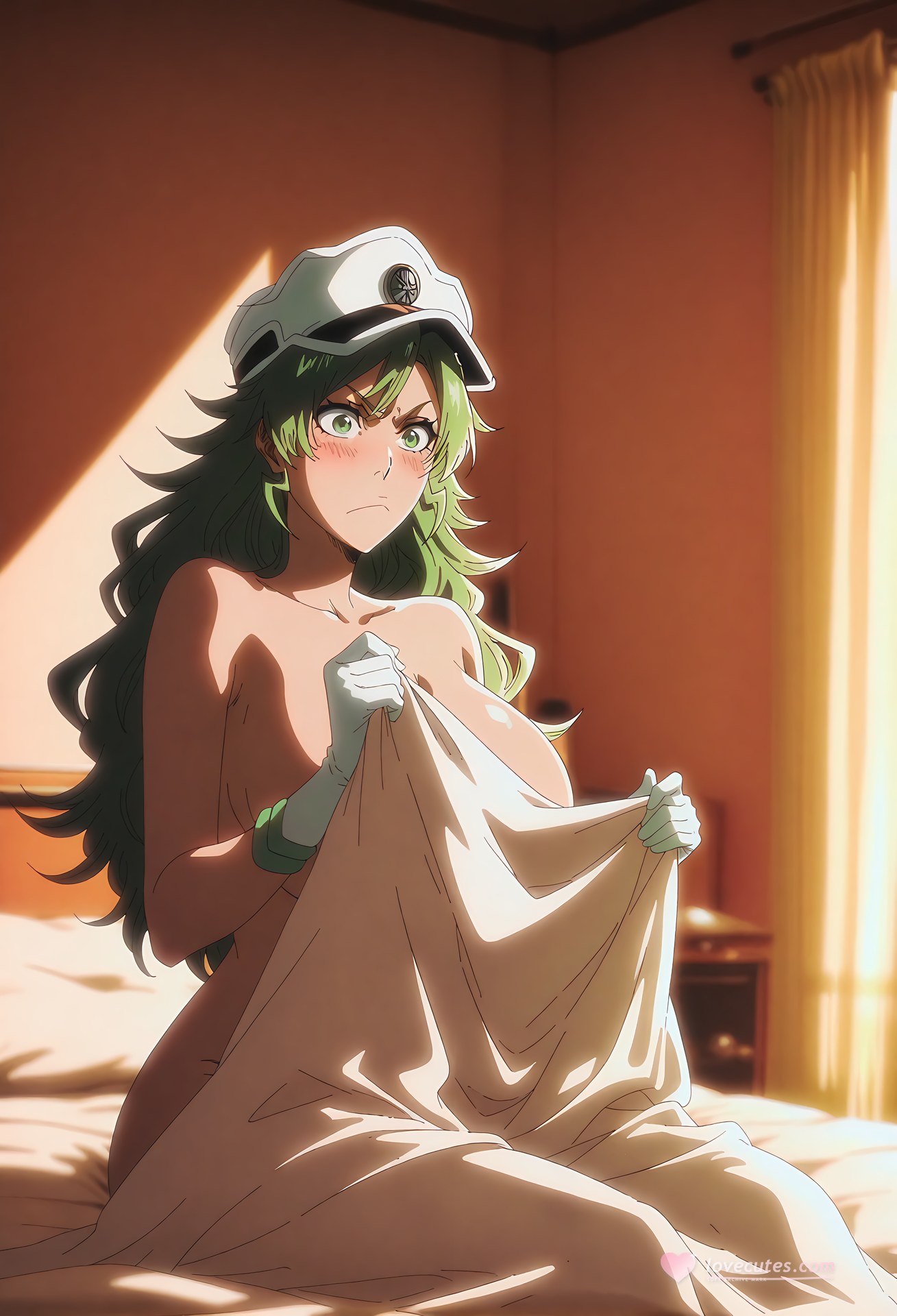 AI Generated Anime Girl - 死神 嘉蒂丝·卡特尼普：紧身衣女仆装露穴 40P