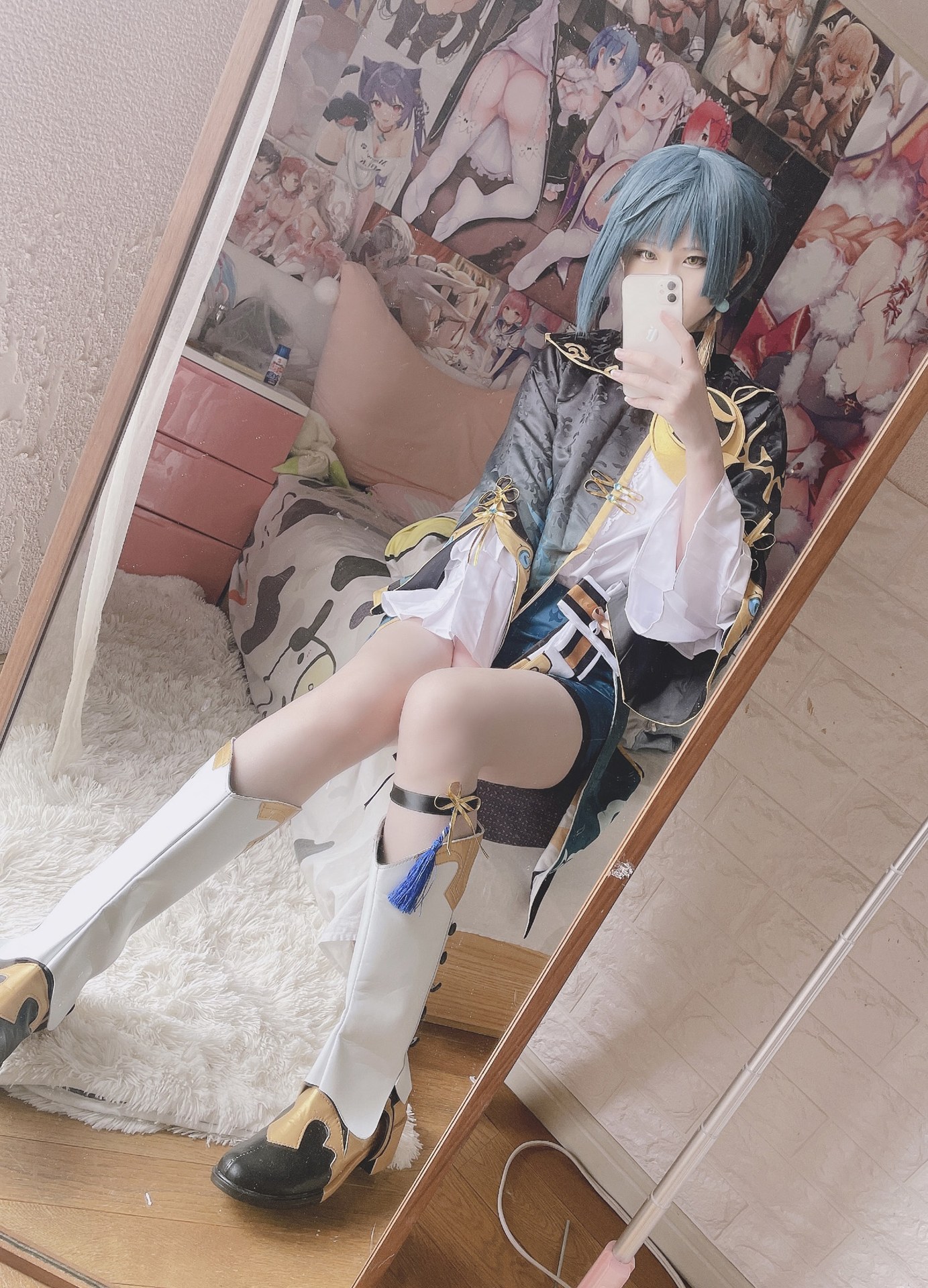 [cosplay] 习呆呆 - Hành Thu: tóc đen lộ điểm nhạy, tái hiện quy mô lớn 14P1V