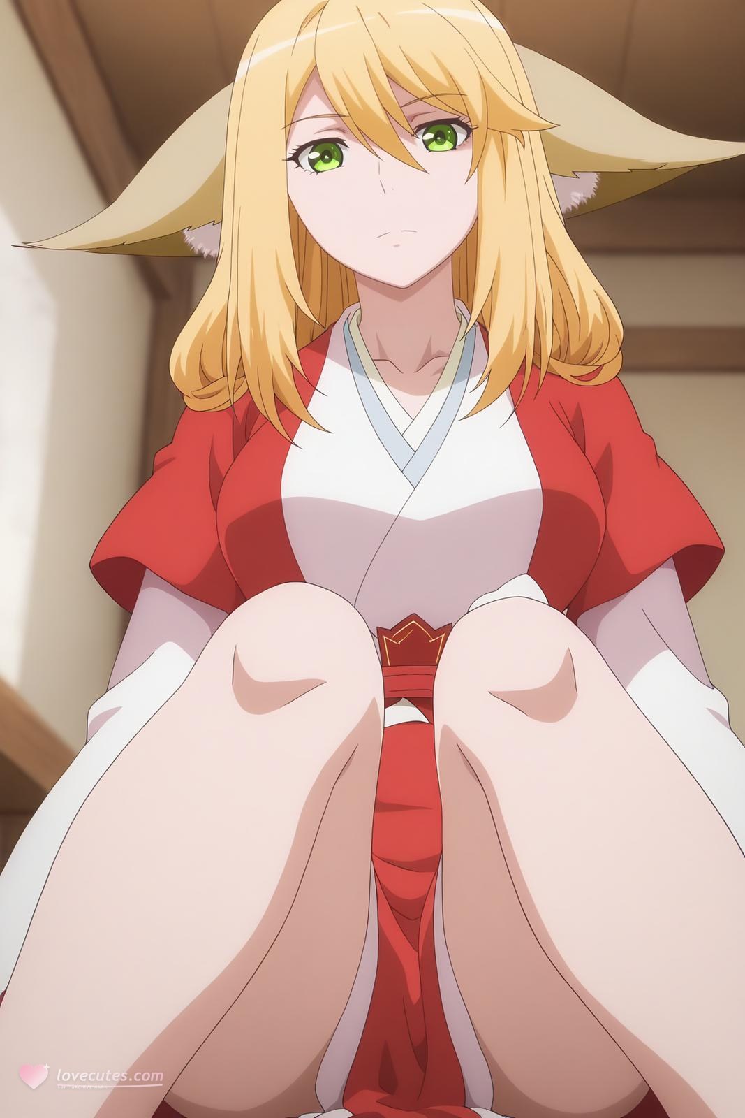 AI Generated Anime Girl - 涂山红红：蕾丝内衣露穴 151P