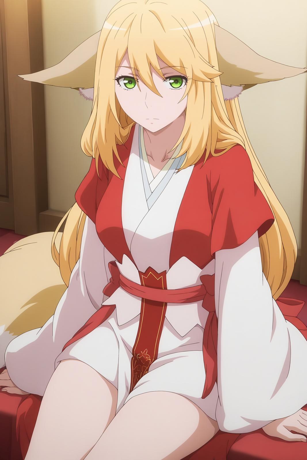 AI Generated Anime Girl - 涂山红红：蕾丝内衣露穴 151P