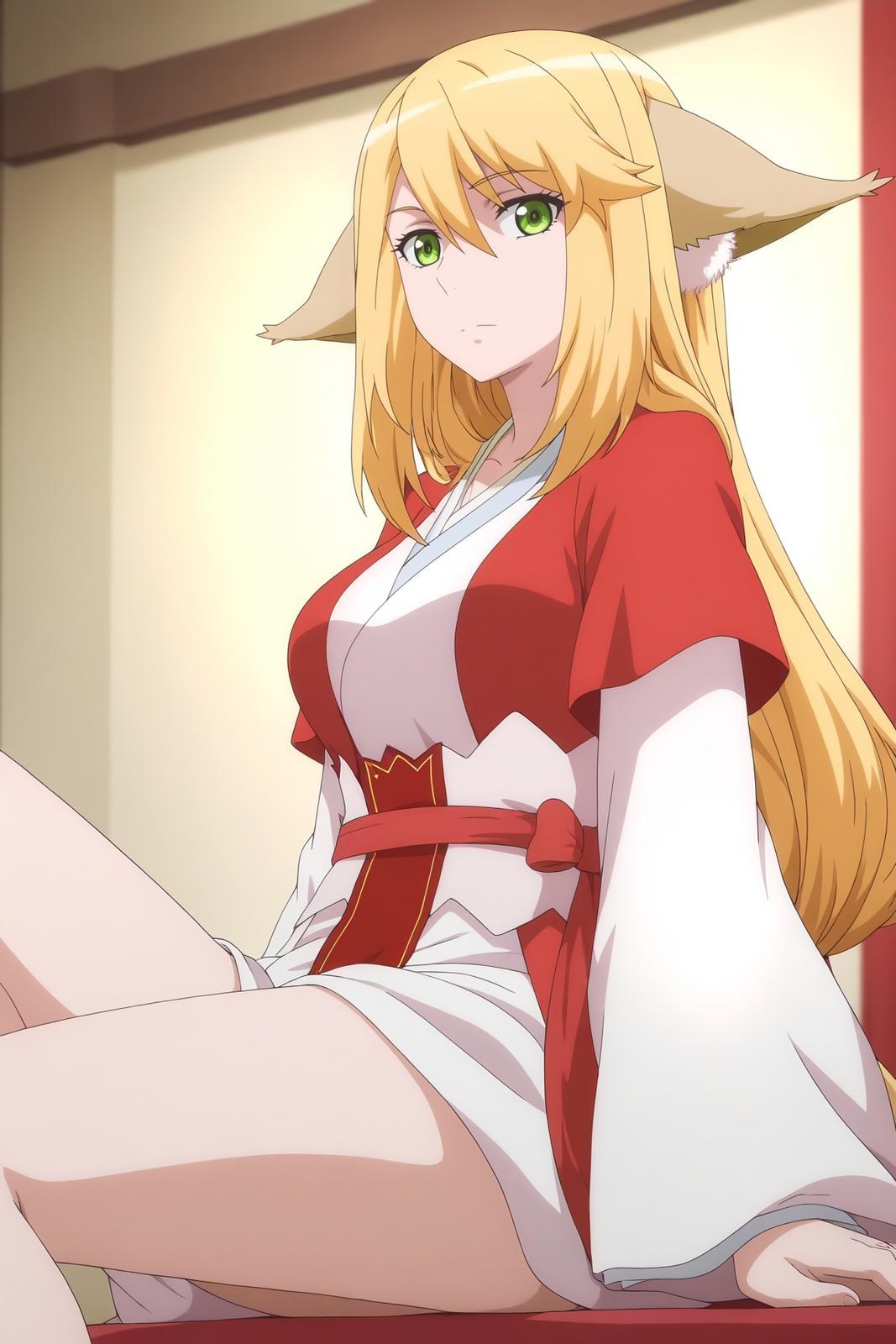AI Generated Anime Girl - 涂山红红：蕾丝内衣露穴 151P