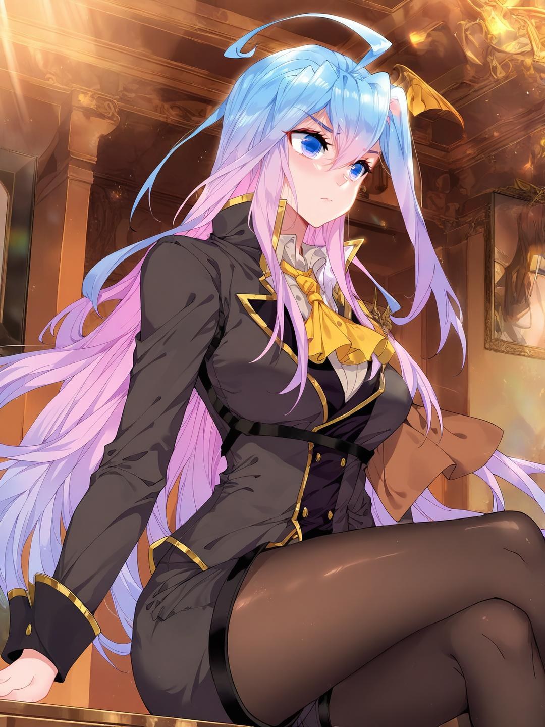 Thiếu nữ anime do AI tạo - 王秋儿：黑 tất chụp phòng riêng trên giường lộ âm hộ 132P