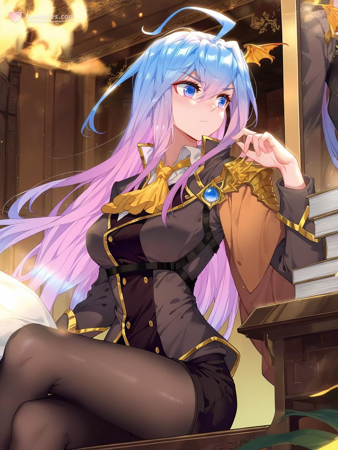 Thiếu nữ anime do AI tạo - 王秋儿：黑 tất chụp phòng riêng trên giường lộ âm hộ 132P