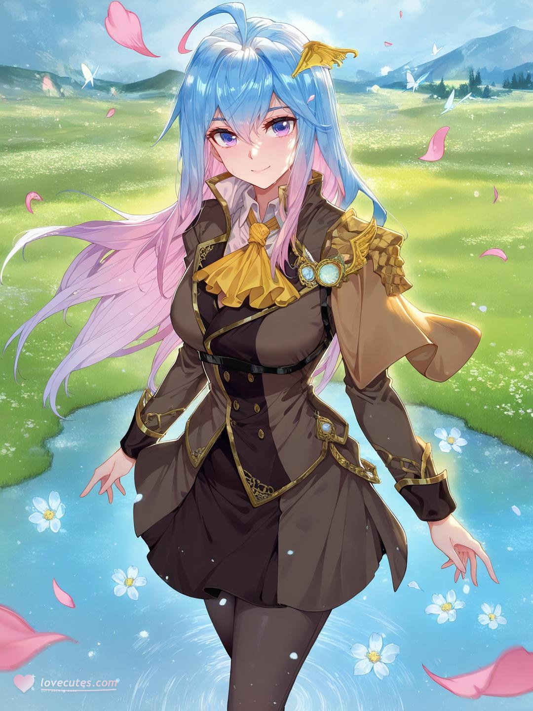 Thiếu nữ anime do AI tạo - 王秋儿：黑 tất chụp phòng riêng trên giường lộ âm hộ 132P