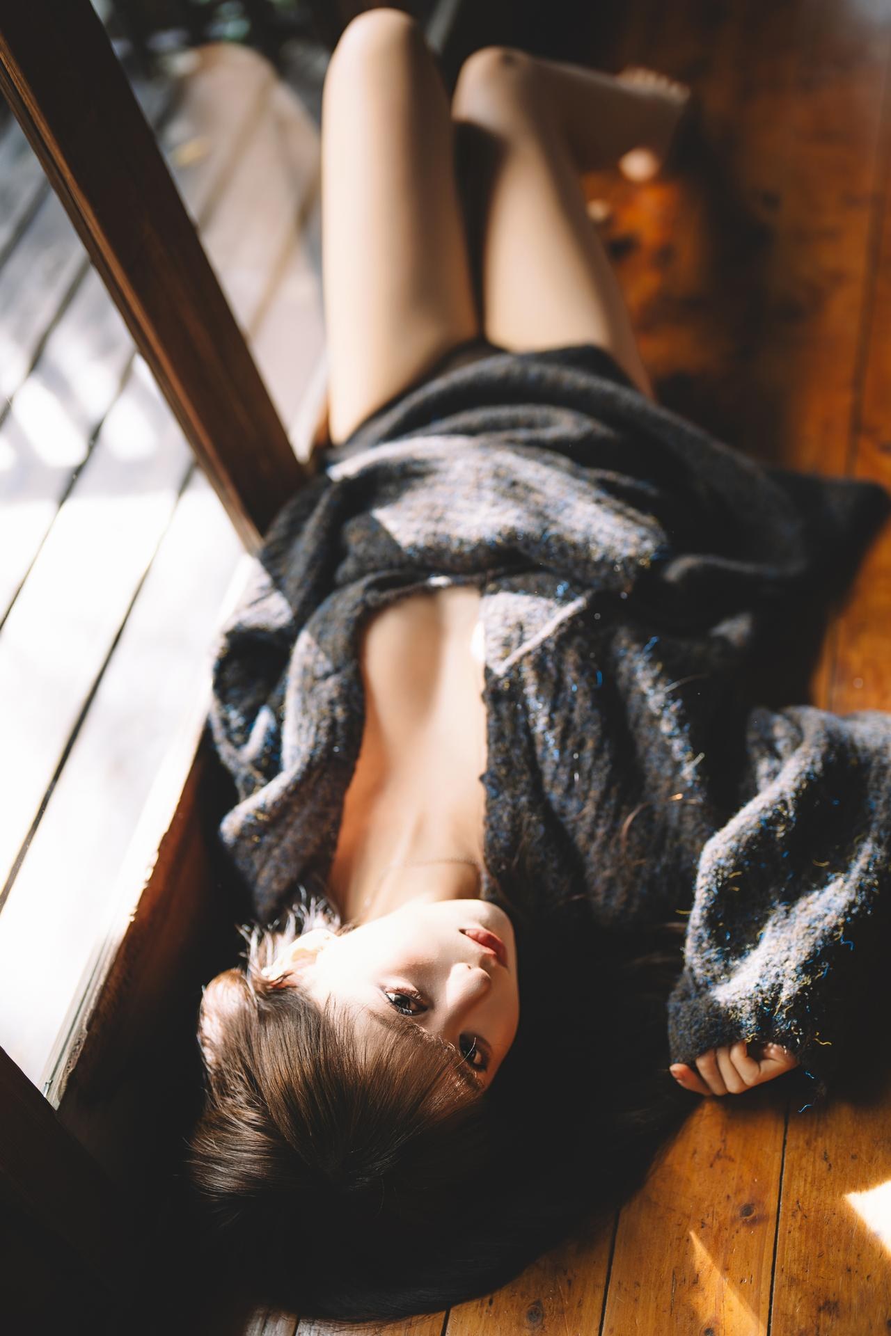 [私房] 蠢沫沫 - Quýt: Căn nhà gỗ kiểu Nhật áo len đen nội y riêng tư 30P