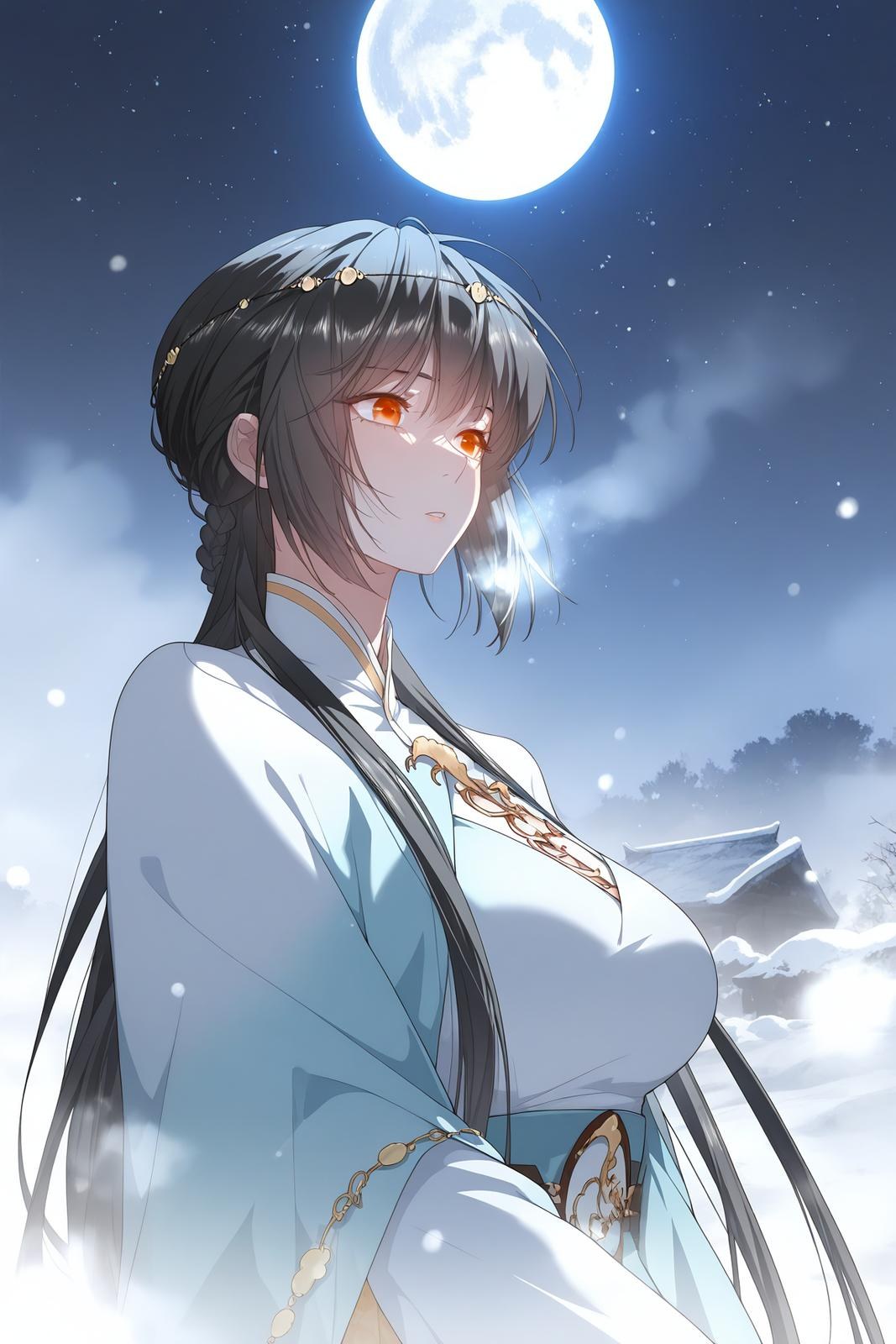 AI tạo sinh Anime Girl - 秋无际：黑丝私房床拍露穴 112P