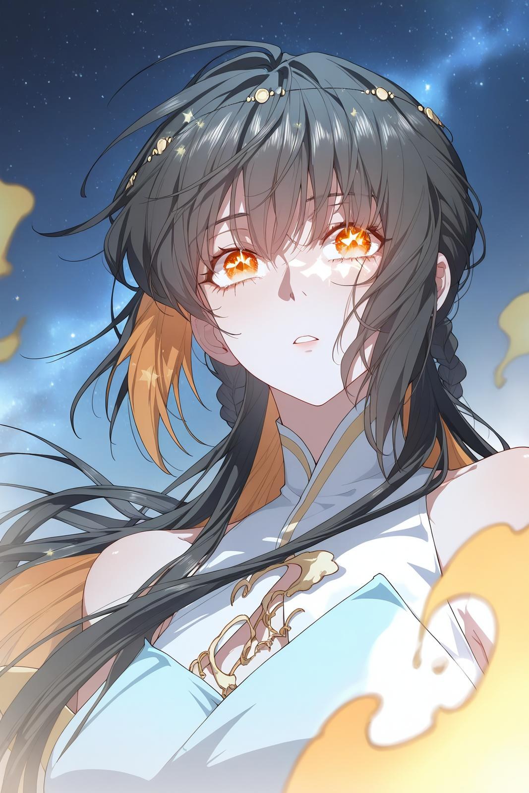 AI tạo sinh Anime Girl - 秋无际：黑丝私房床拍露穴 112P