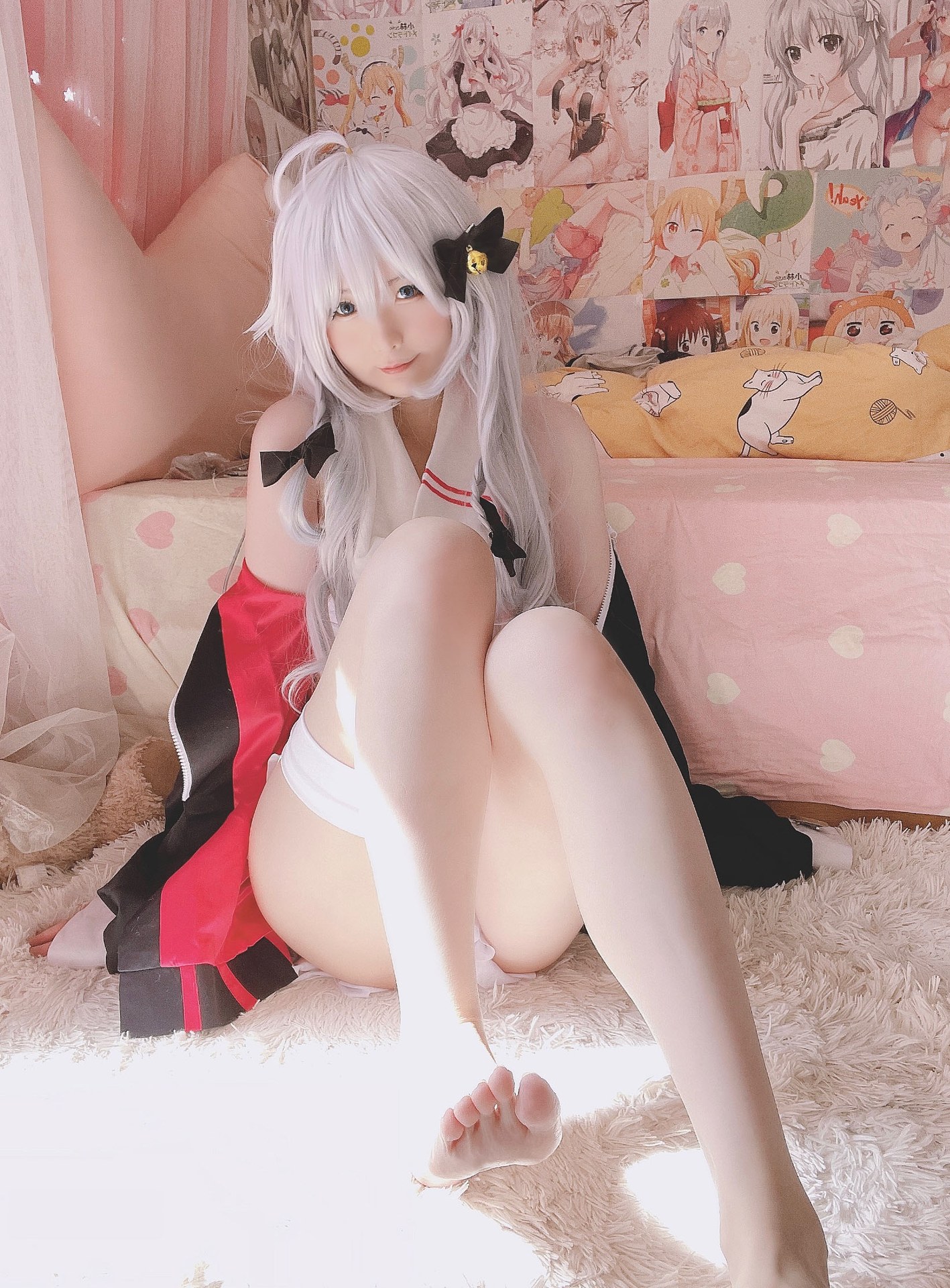 [cosplay] 习呆呆 - 神乐七奈：ผมขาวเปิดจุดสุดแซ่บ สร้างสรรค์ตามต้นฉบับ 26P