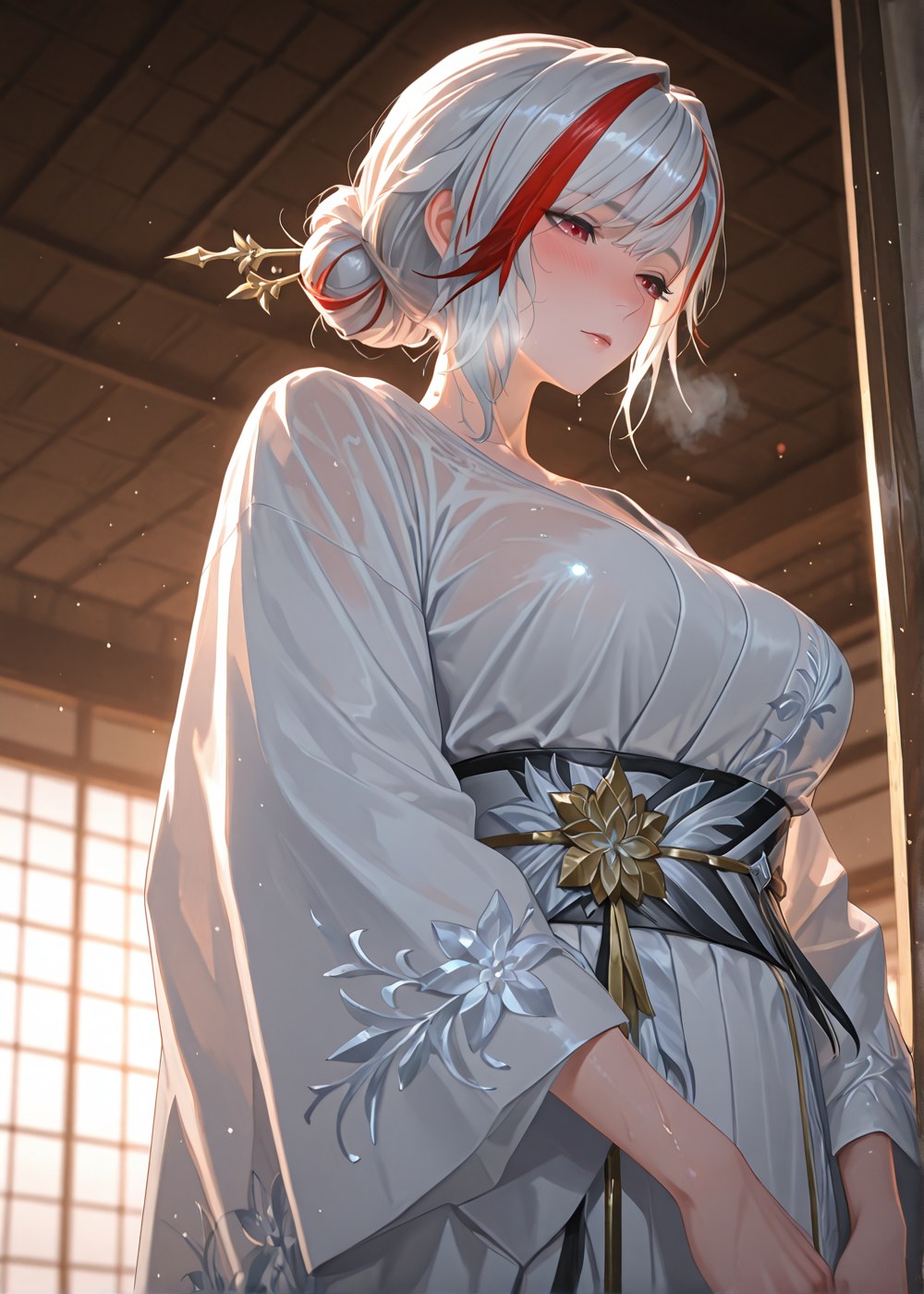 AI Porn - 阴阳师 Yuki Gozen 和风私房 AI 图库 385P
