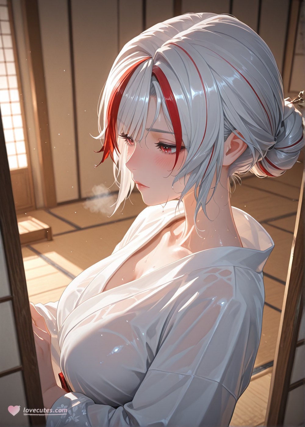 AI Porn - 阴阳师 Yuki Gozen 和风私房 AI 图库 385P