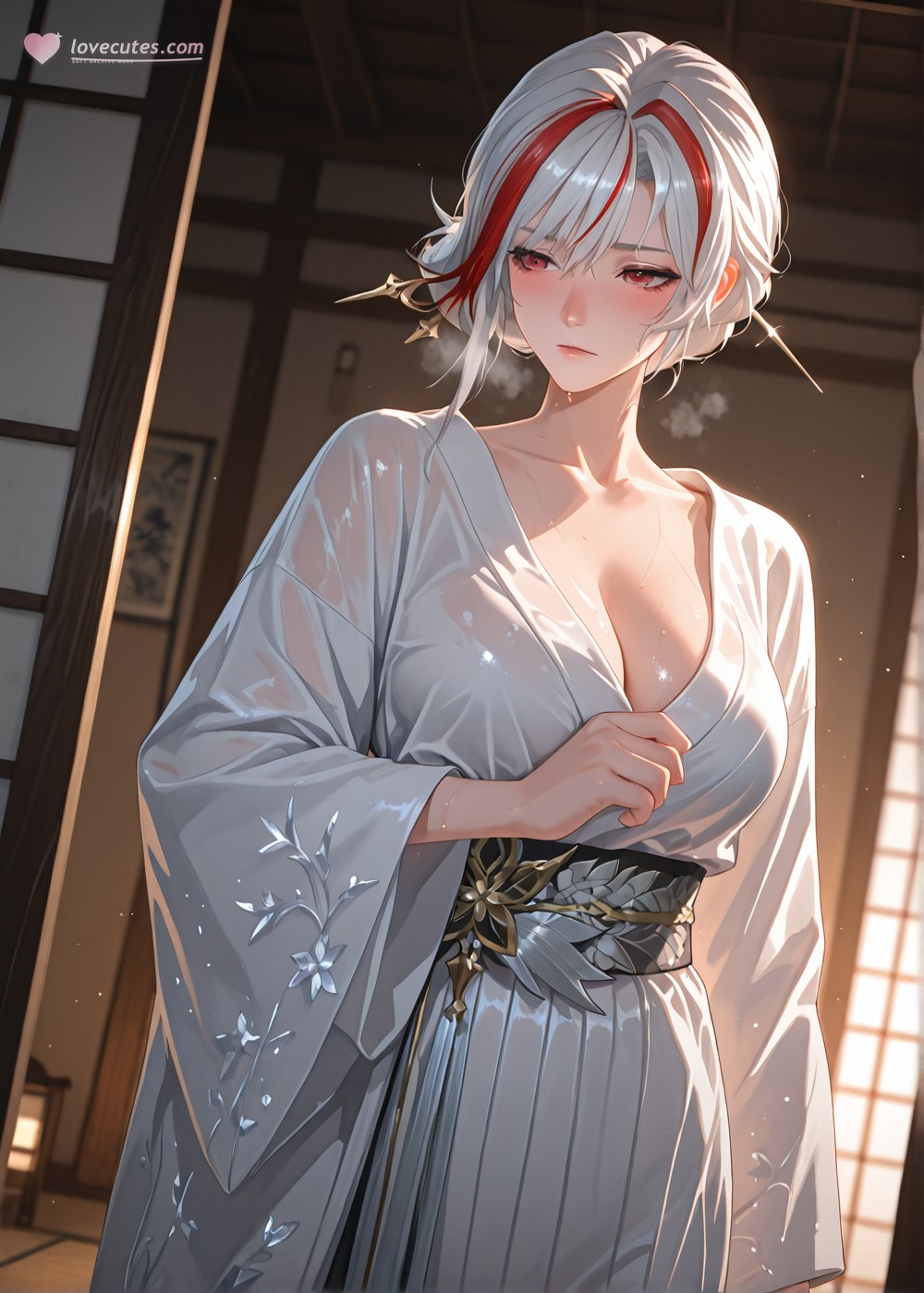 AI Porn - 阴阳师 Yuki Gozen 和风私房 AI 图库 385P