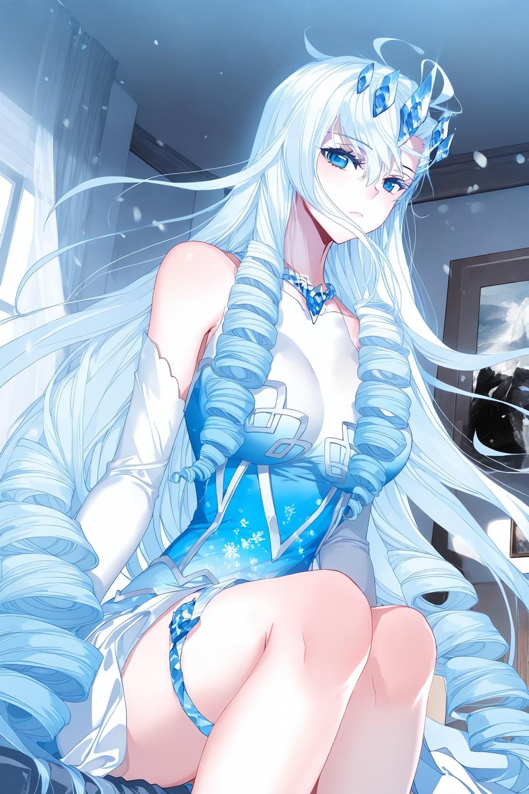 Anime Girl do AI tạo ra - 雪帝：白丝床拍露穴 112P