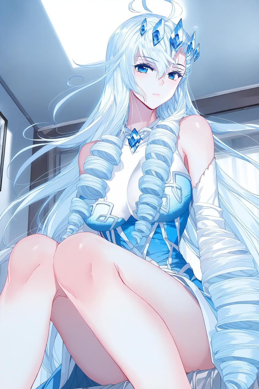 Anime Girl do AI tạo ra - 雪帝：白丝床拍露穴 112P