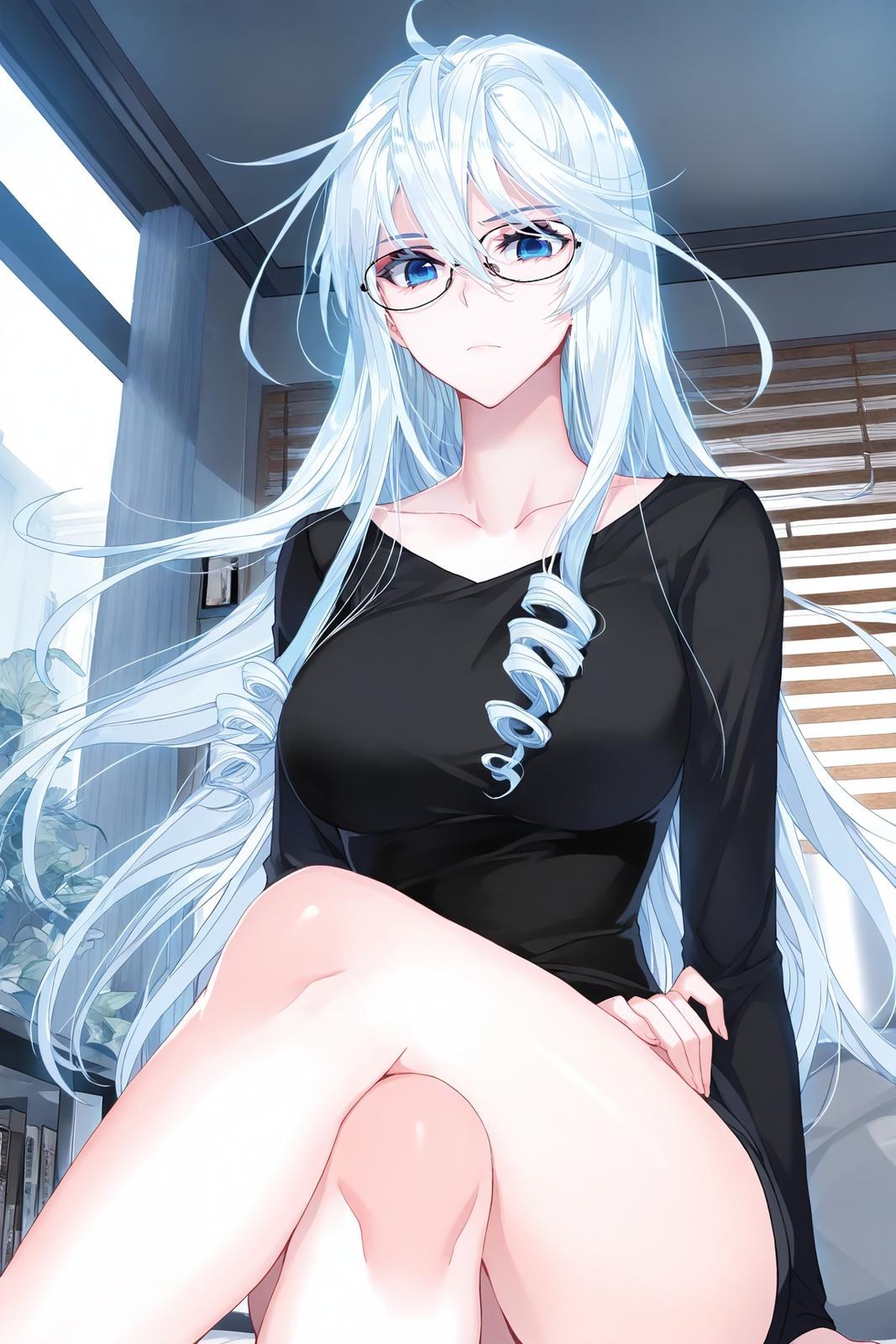 Anime Girl do AI tạo ra - 雪帝：白丝床拍露穴 112P