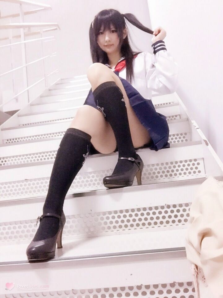 [私房] 习呆呆 - 粉色制服：浴室露点私拍 56P