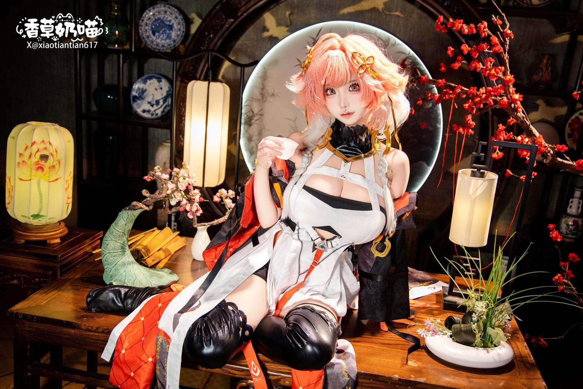 [cosplay] 香草奶喵 - Wuthering Waves Changli bản sưu tầm: phục trang nội thất nguyên bản phục dựng 29P
