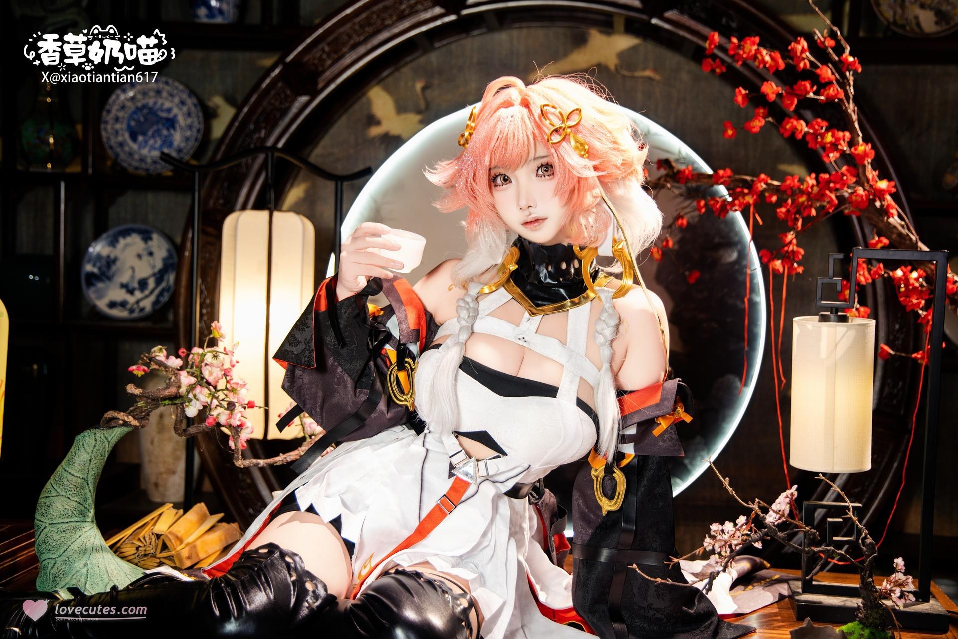 [cosplay] 香草奶喵 - Wuthering Waves Changli bản sưu tầm: phục trang nội thất nguyên bản phục dựng 29P