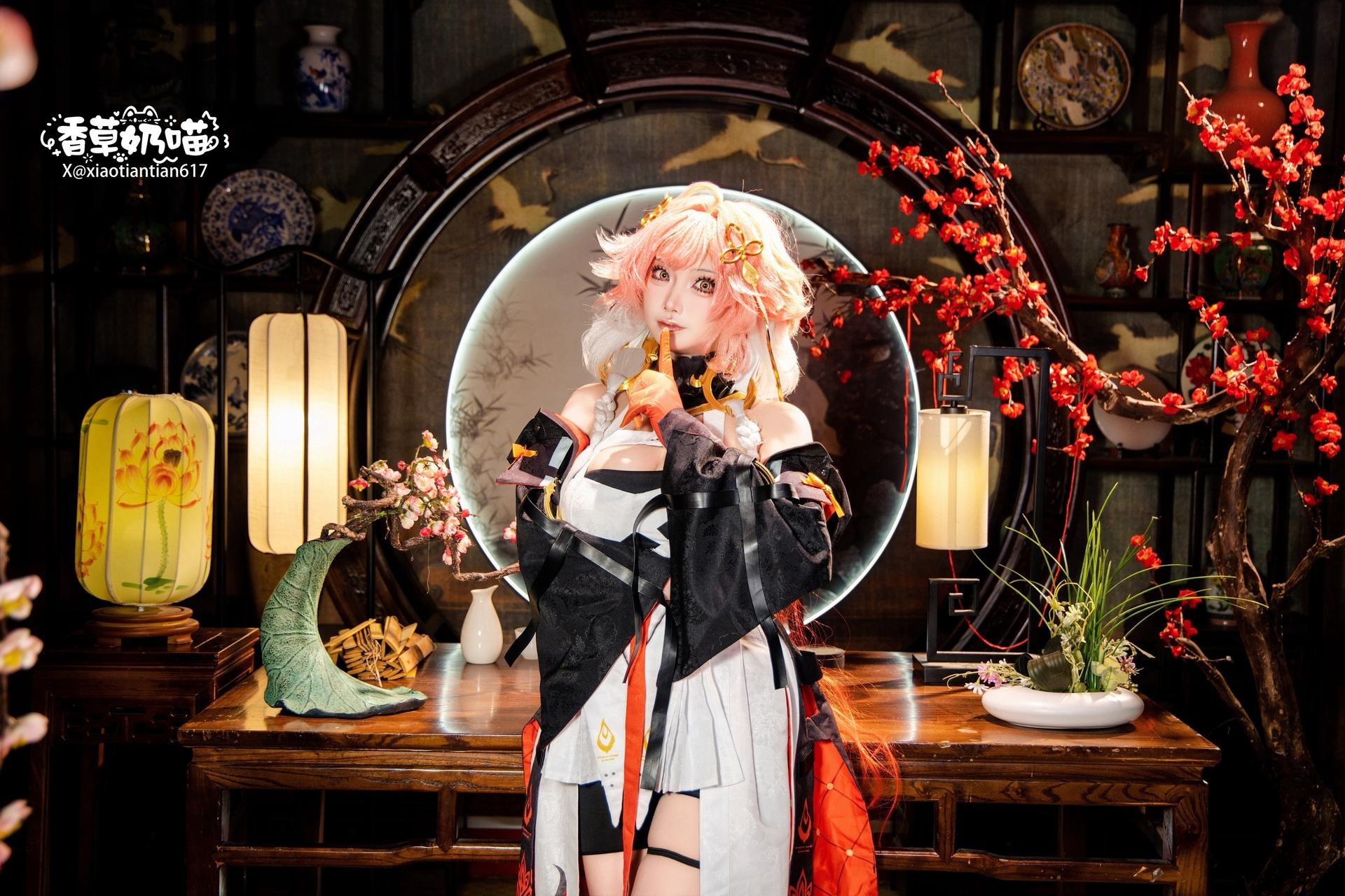 [cosplay] 香草奶喵 - Wuthering Waves Changli bản sưu tầm: phục trang nội thất nguyên bản phục dựng 29P