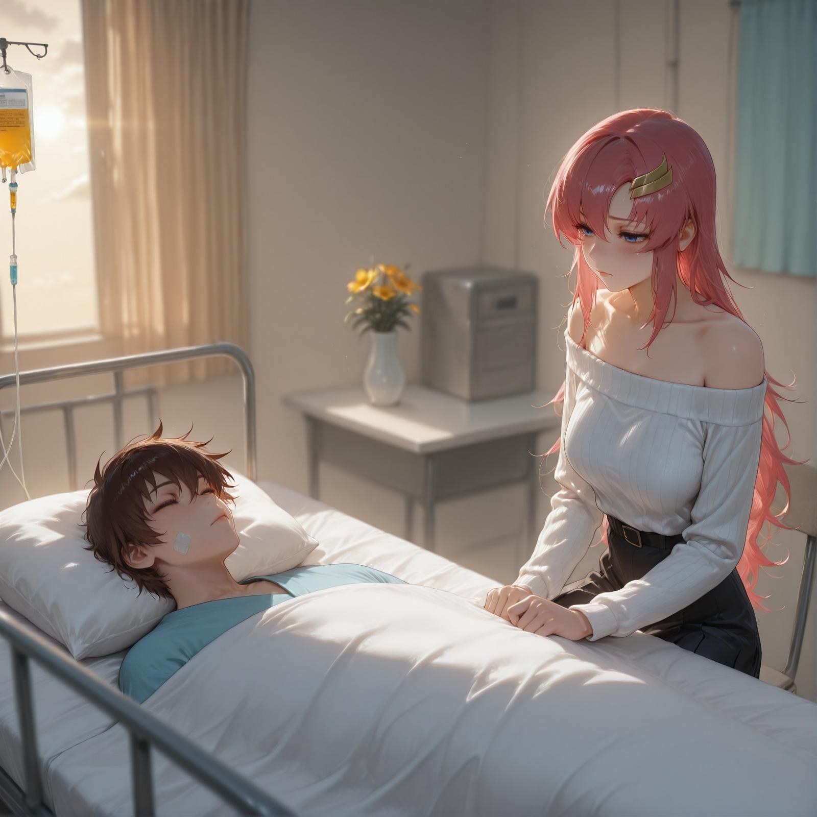 AI tạo ra Anime Girl - 医疗偿债 拉克丝·克莱因：偿债诊疗蕾丝内衣 345P