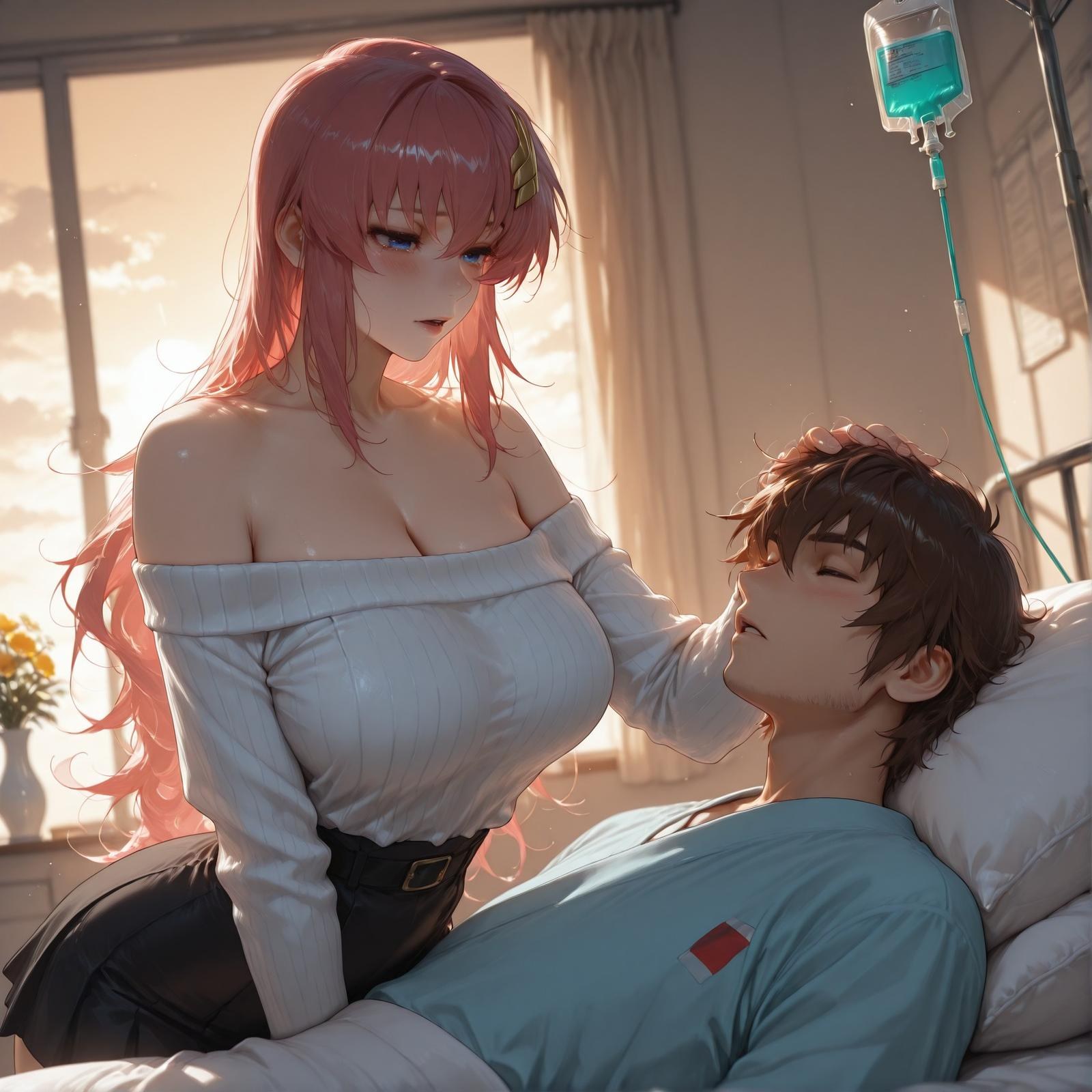 AI tạo ra Anime Girl - 医疗偿债 拉克丝·克莱因：偿债诊疗蕾丝内衣 345P