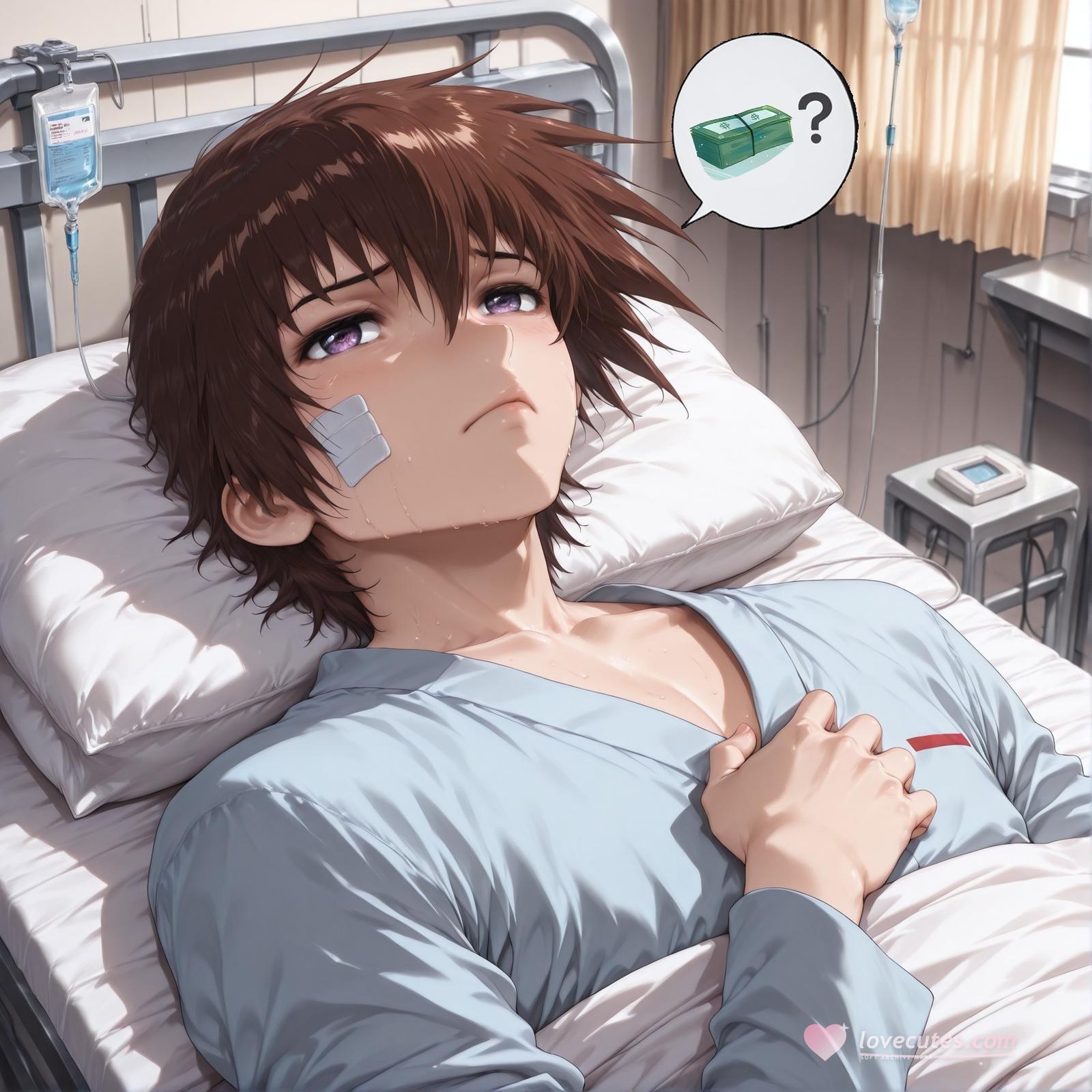 AI Generated Anime Girl - 医疗偿债 拉克丝·克莱因：偿债诊疗蕾丝内衣 345P