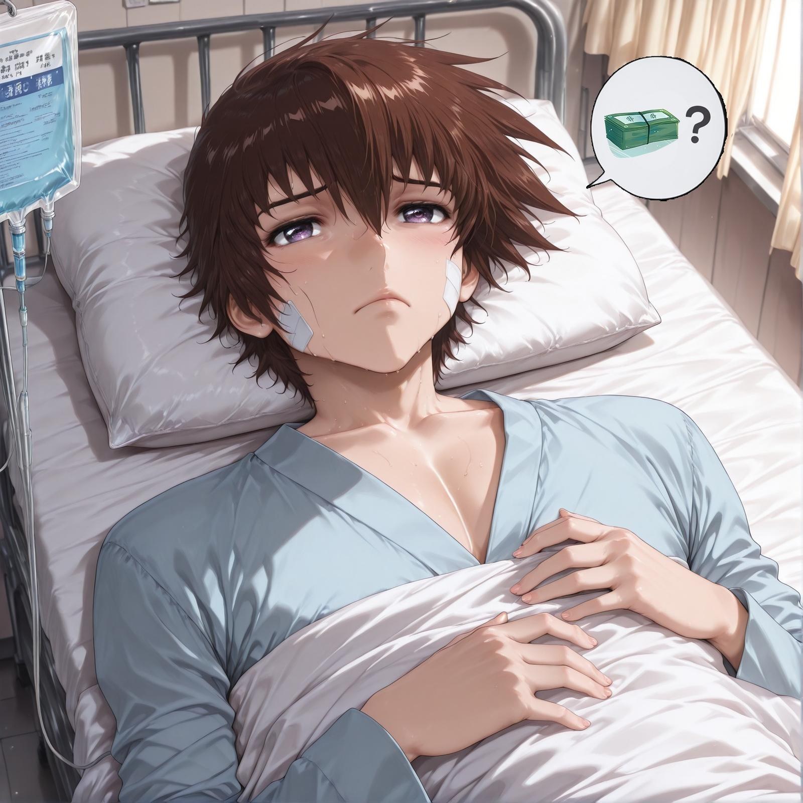 AI Generated Anime Girl - 医疗偿债 拉克丝·克莱因：偿债诊疗蕾丝内衣 345P