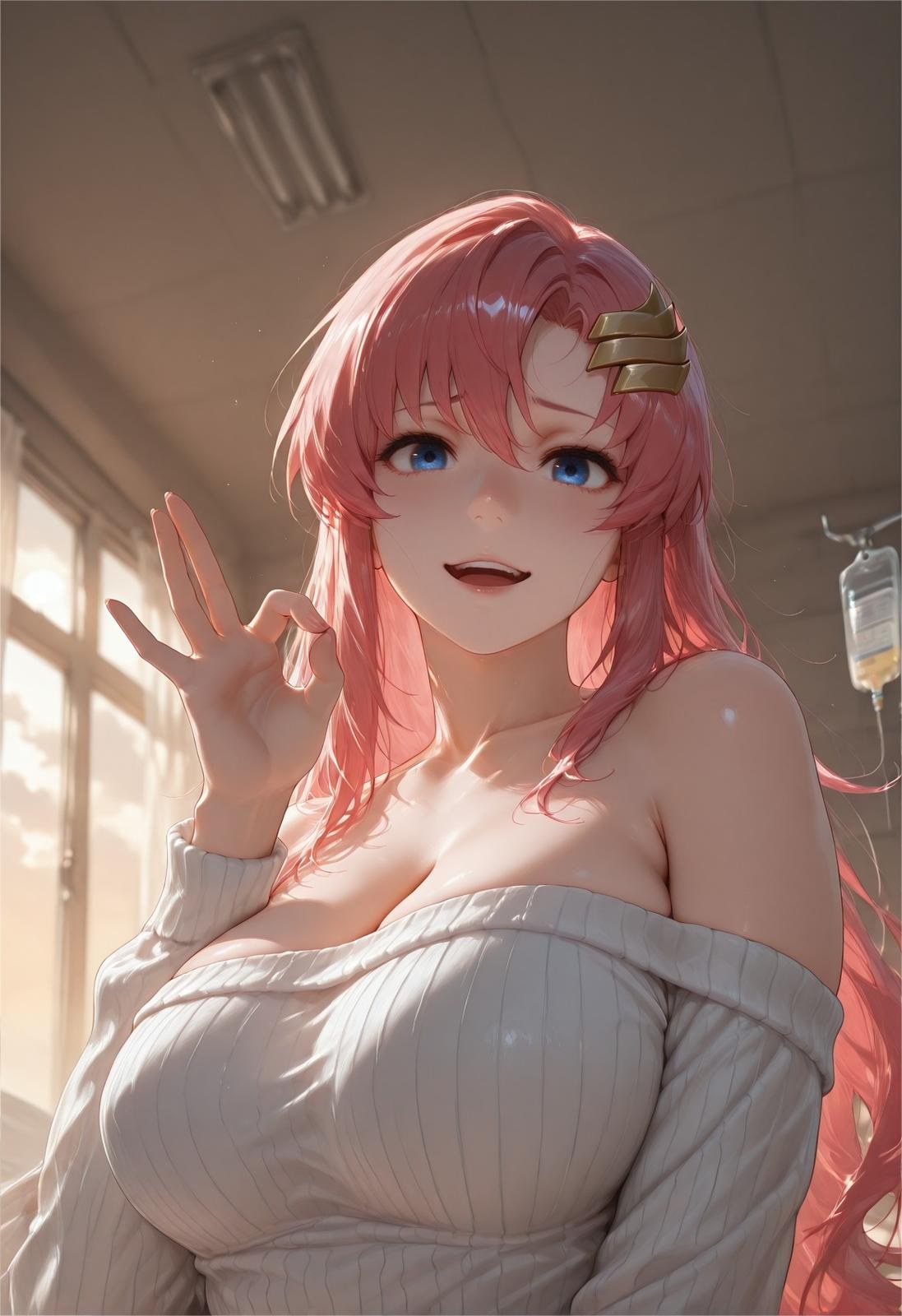 AI Generated Anime Girl - 医疗偿债 拉克丝·克莱因：偿债诊疗蕾丝内衣 345P