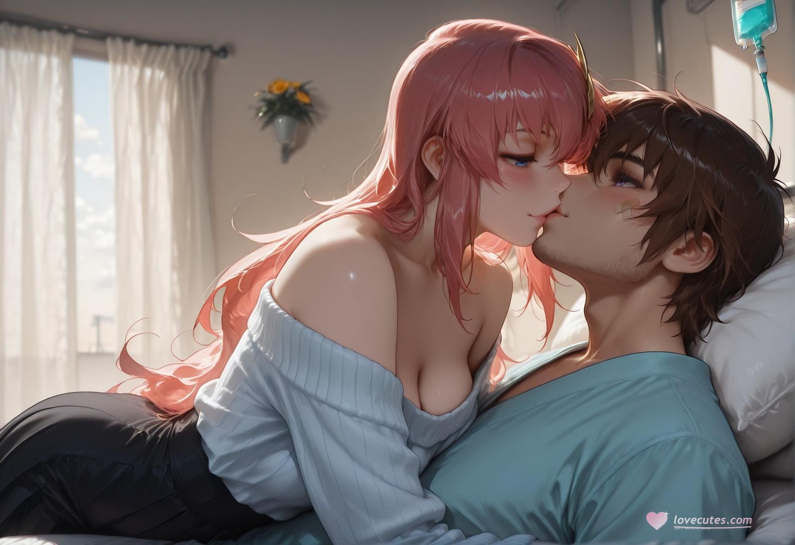 AI Generated Anime Girl - 医疗偿债 拉克丝·克莱因：偿债诊疗蕾丝内衣 345P