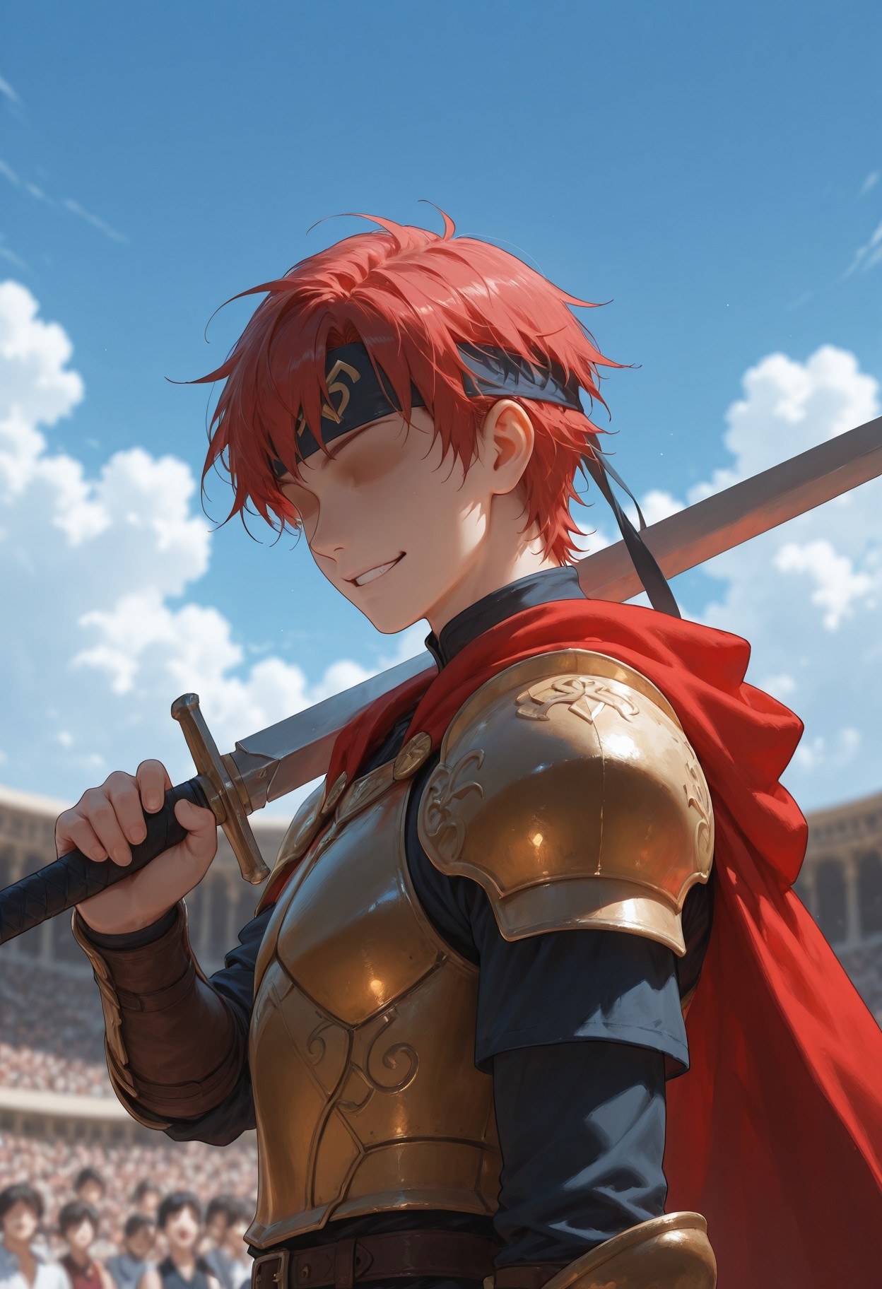 Cô gái anime do AI tạo - 原神 克洛琳德: váy bó đen lộ khe 283P
