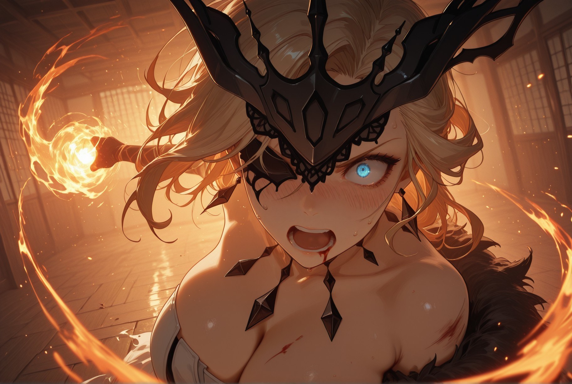 AI Generated Anime Girl - 原神 女士 Preview：长发预览版露点 90P