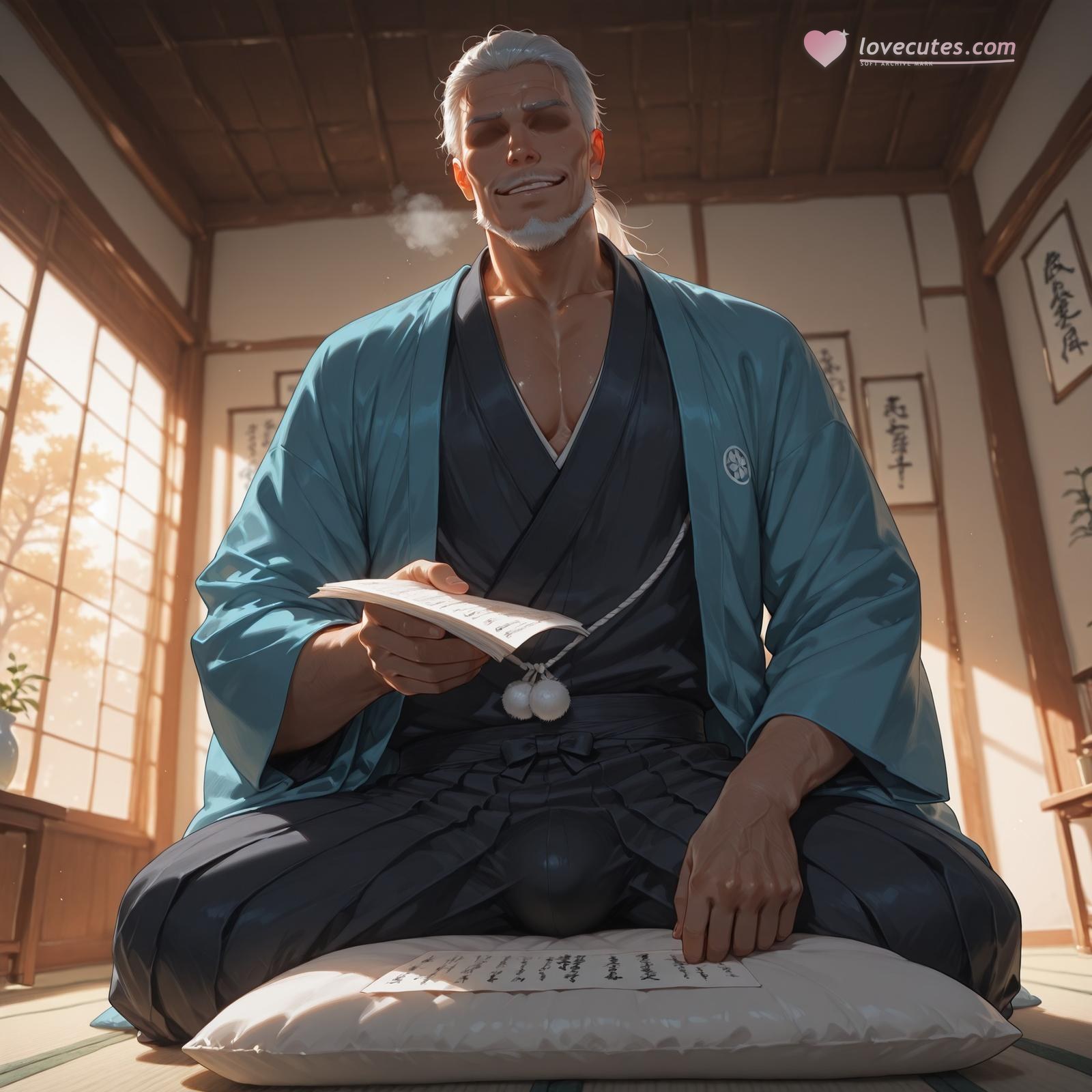 Cô gái anime do AI tạo - 原神 神里绫华: tất đen chụp trên giường lộ lỗ 207P