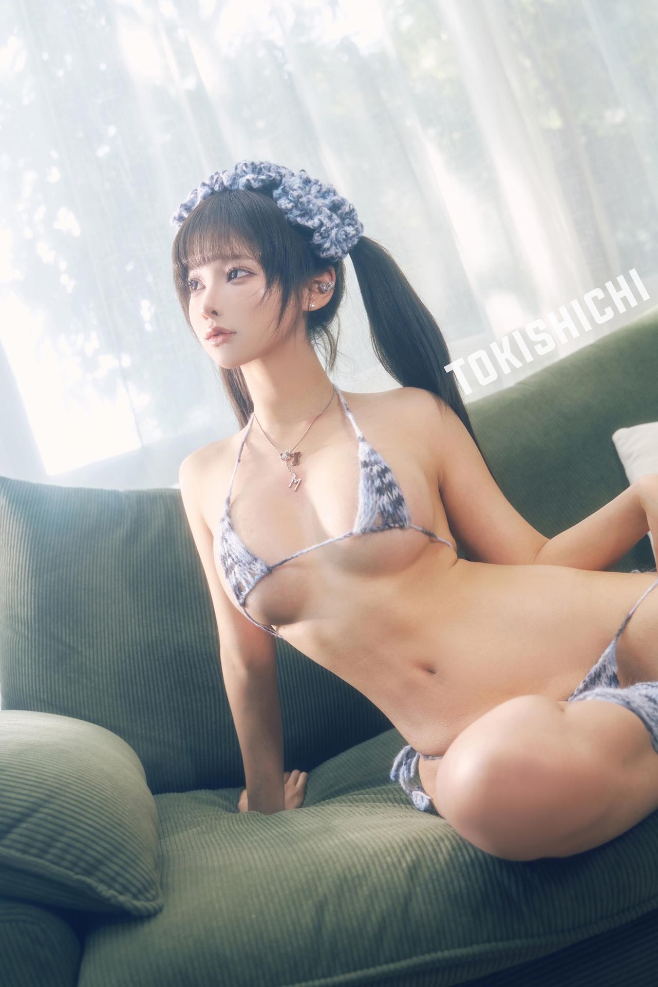 [私房] 蠢沫沫 - NO.380 白虎比基尼：比基尼美腿大尺度 28P