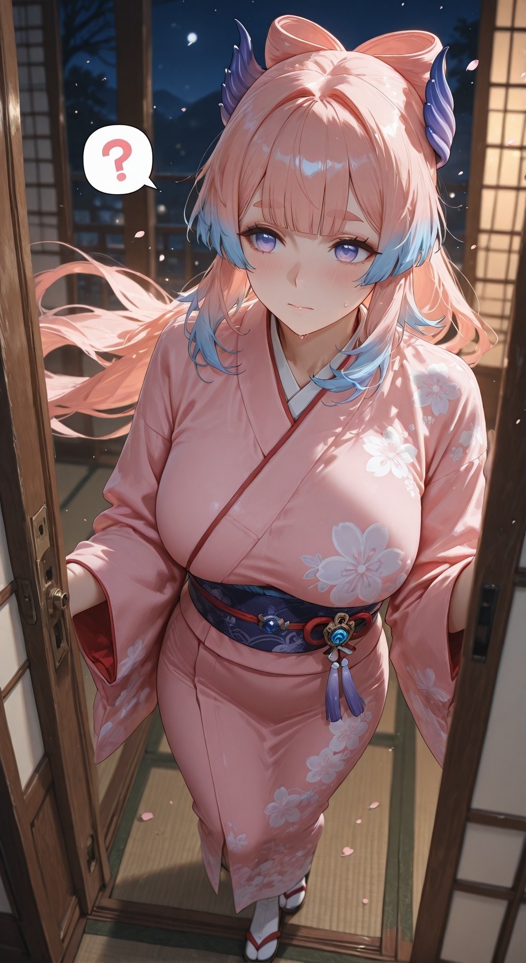AI Generated Anime Girl - 原神 雷电将军 NTR Vol.2：ชุดชั้นในลูกไม้ ชุดรัดรูป 95P