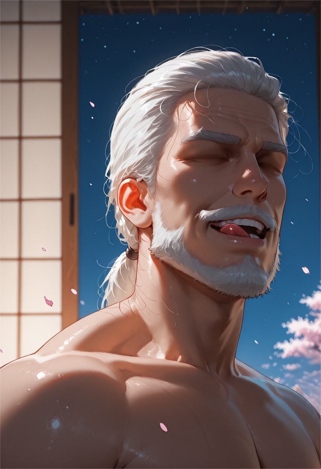 AI Generated Anime Girl - 原神 雷电将军 NTR Vol.2：ชุดชั้นในลูกไม้ ชุดรัดรูป 95P