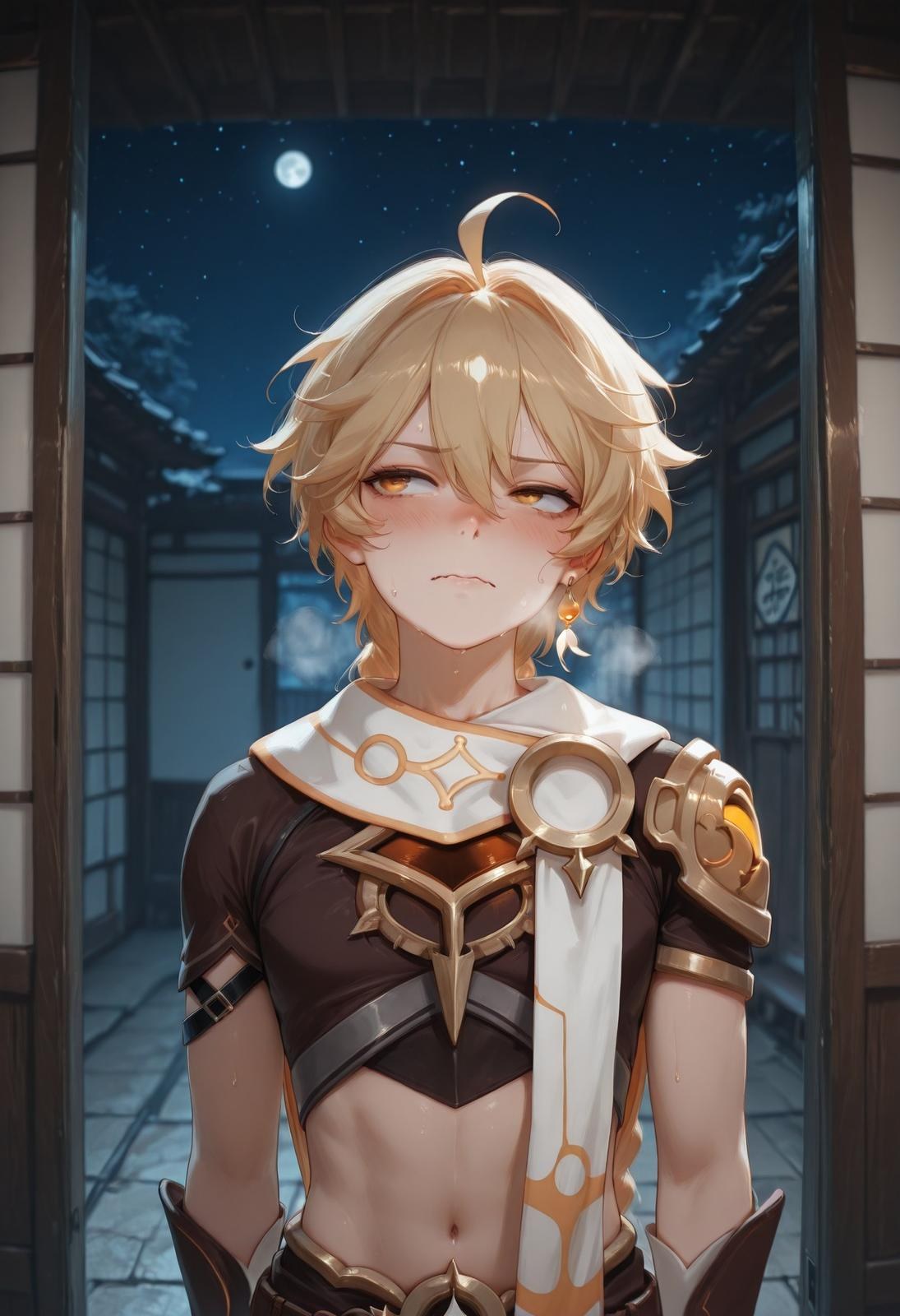AI Generated Anime Girl - 原神 雷电将军、珊瑚宫心海合集：紧身衣长发露穴 143P