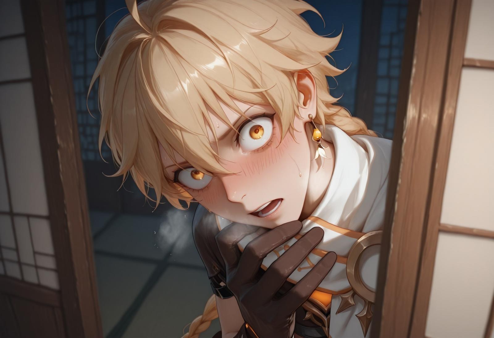 AI Generated Anime Girl - 原神 雷电将军、珊瑚宫心海合集：紧身衣长发露穴 143P