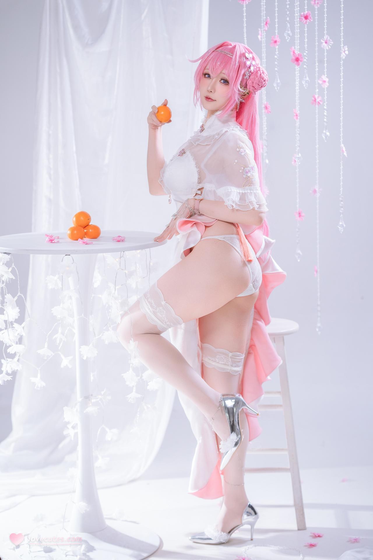 [cosplay] 星之迟迟Hoshilily - Nữ thần chiến thắng: Nikke Dorothea: bạch phát lễ trang bạch ti mỹ thối hoàn nguyên 44P