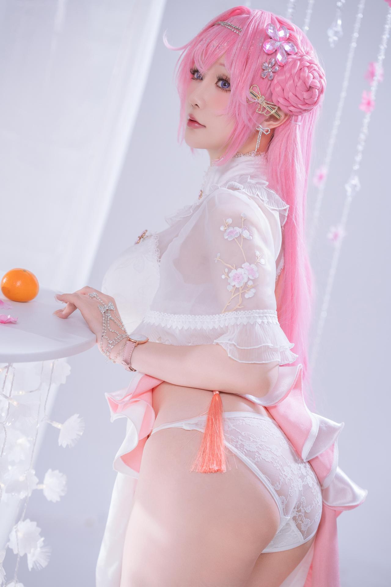 [cosplay] 星之迟迟Hoshilily - Nữ thần chiến thắng: Nikke Dorothea: bạch phát lễ trang bạch ti mỹ thối hoàn nguyên 44P