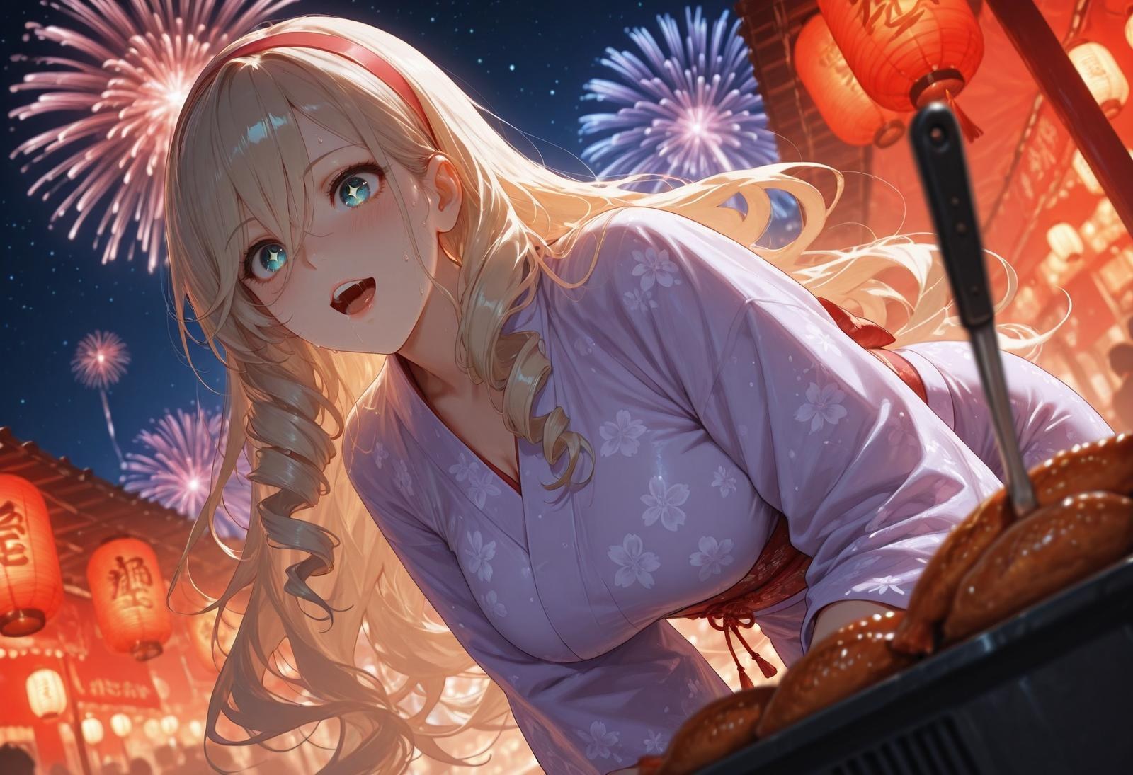 AI Generated Anime Girl - 少女骑士物语 塞莉亚·库缇米尼：黑丝蕾丝内衣NTR 336P