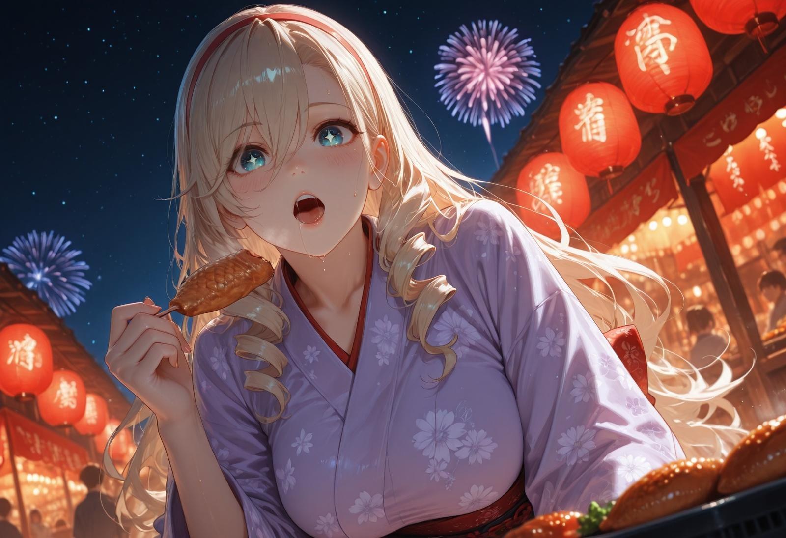 AI Generated Anime Girl - 少女骑士物语 塞莉亚·库缇米尼：黑丝蕾丝内衣NTR 336P