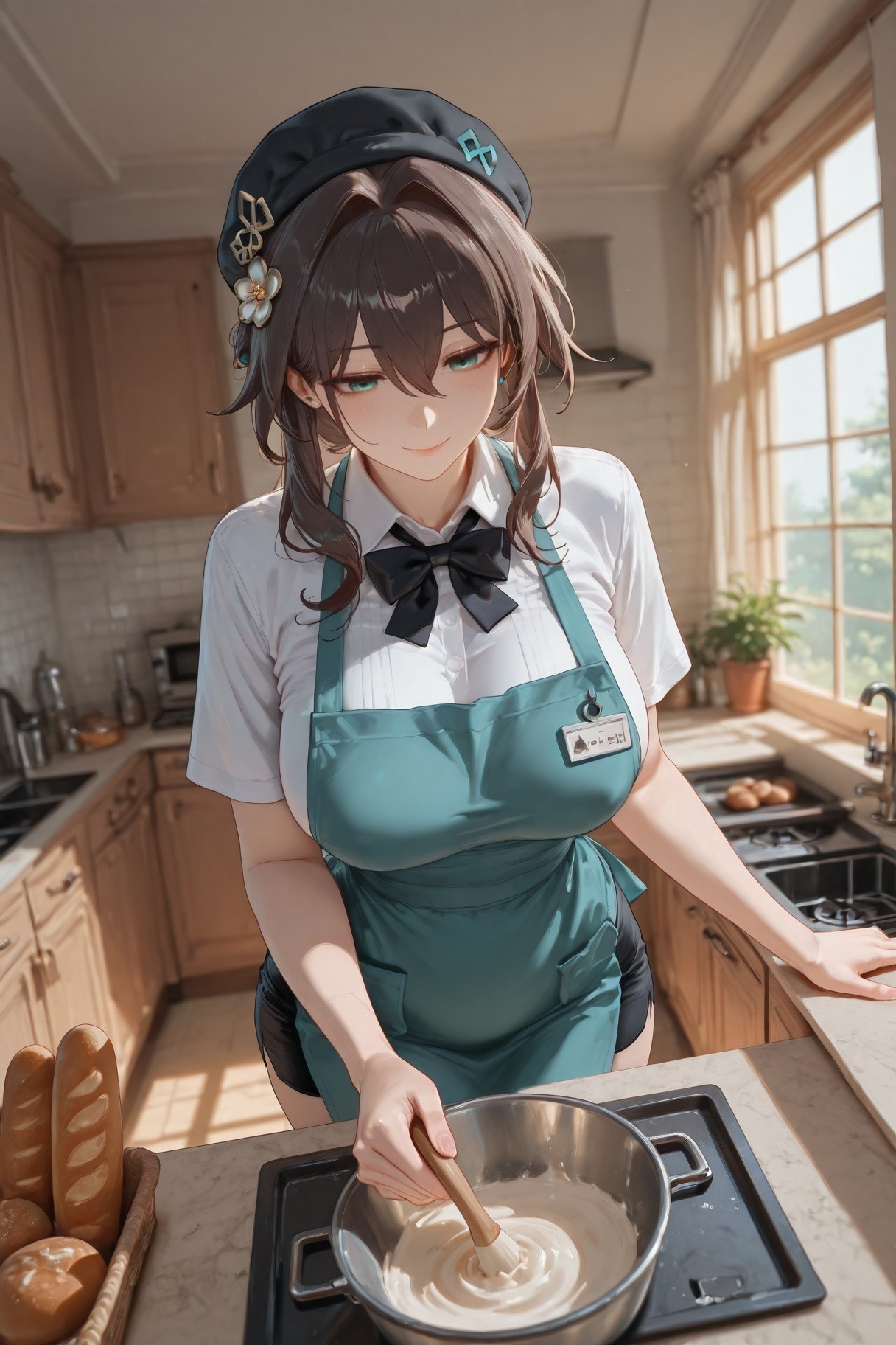 AI Generated Anime Girl - 崩坏：星穹铁道 阮梅女仆：女仆装白丝 399P