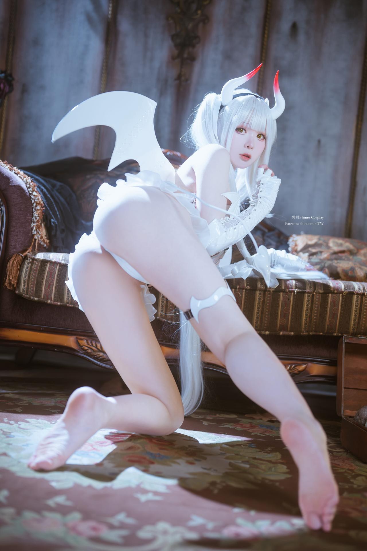 [写真] 霜月shimo - Blanc Demon：Chủ đề ác quỷ trắng, ảnh chụp 21P