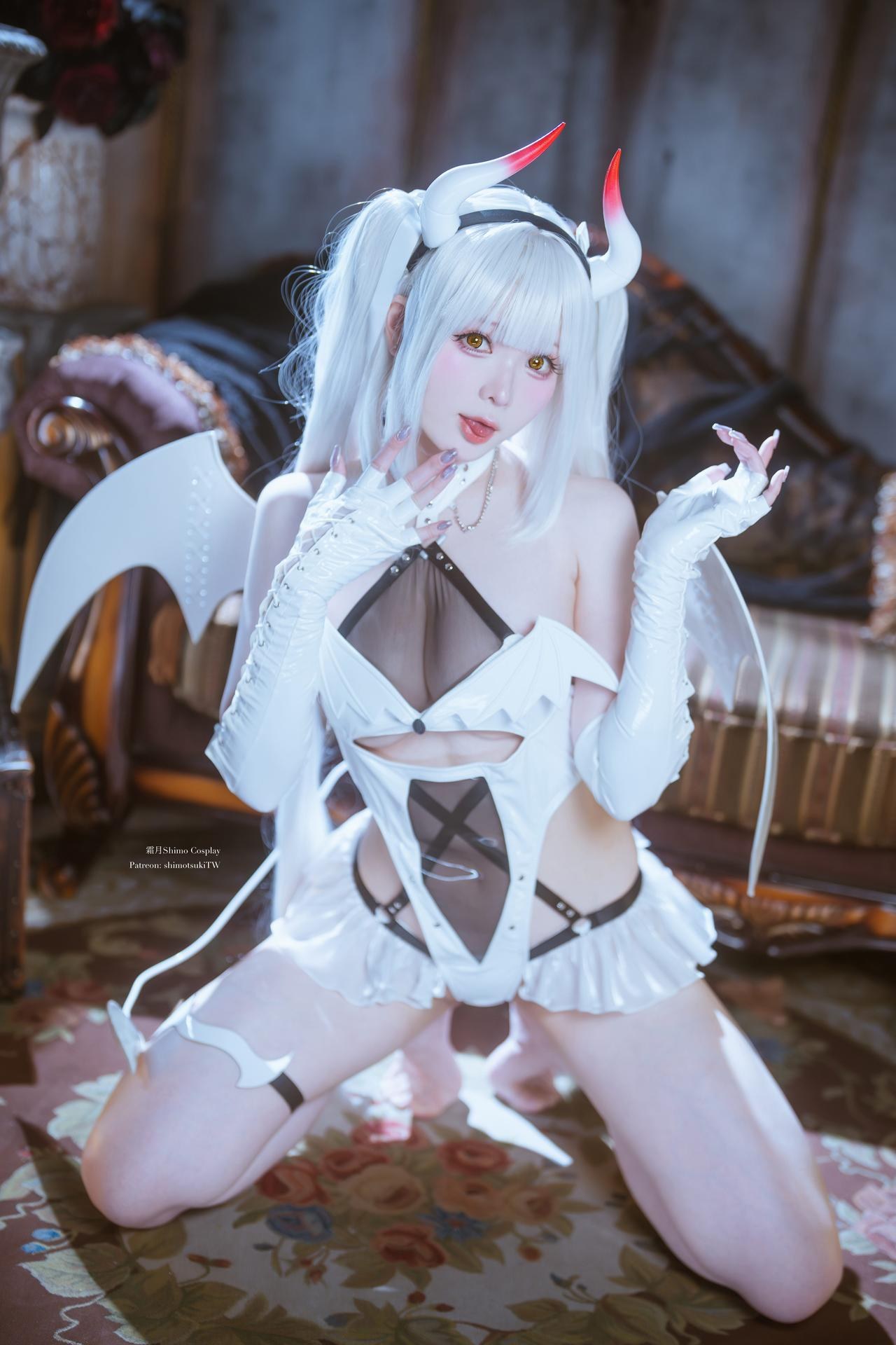 [写真] 霜月shimo - Blanc Demon：Chủ đề ác quỷ trắng, ảnh chụp 21P