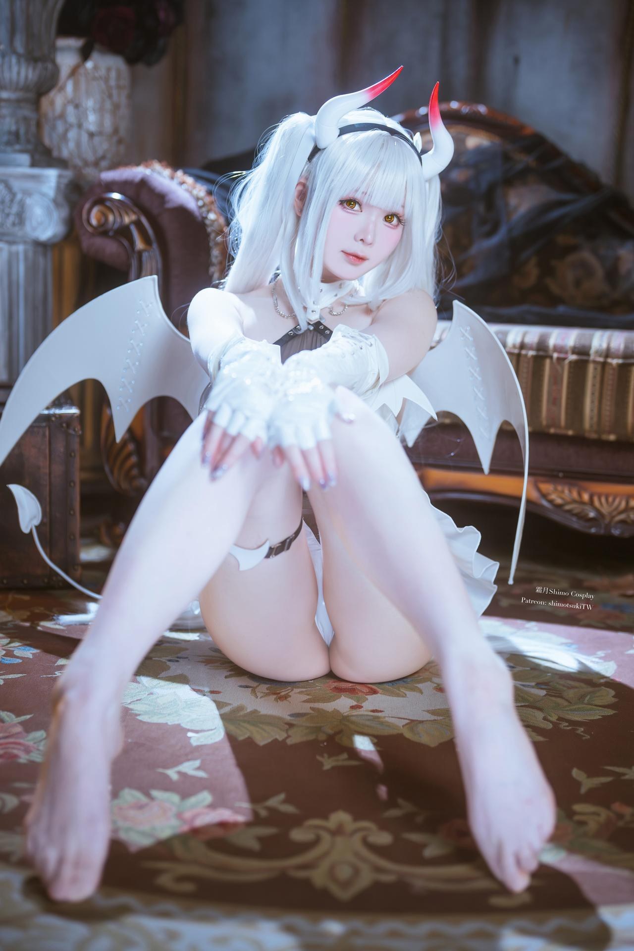 [写真] 霜月shimo - Blanc Demon：Chủ đề ác quỷ trắng, ảnh chụp 21P
