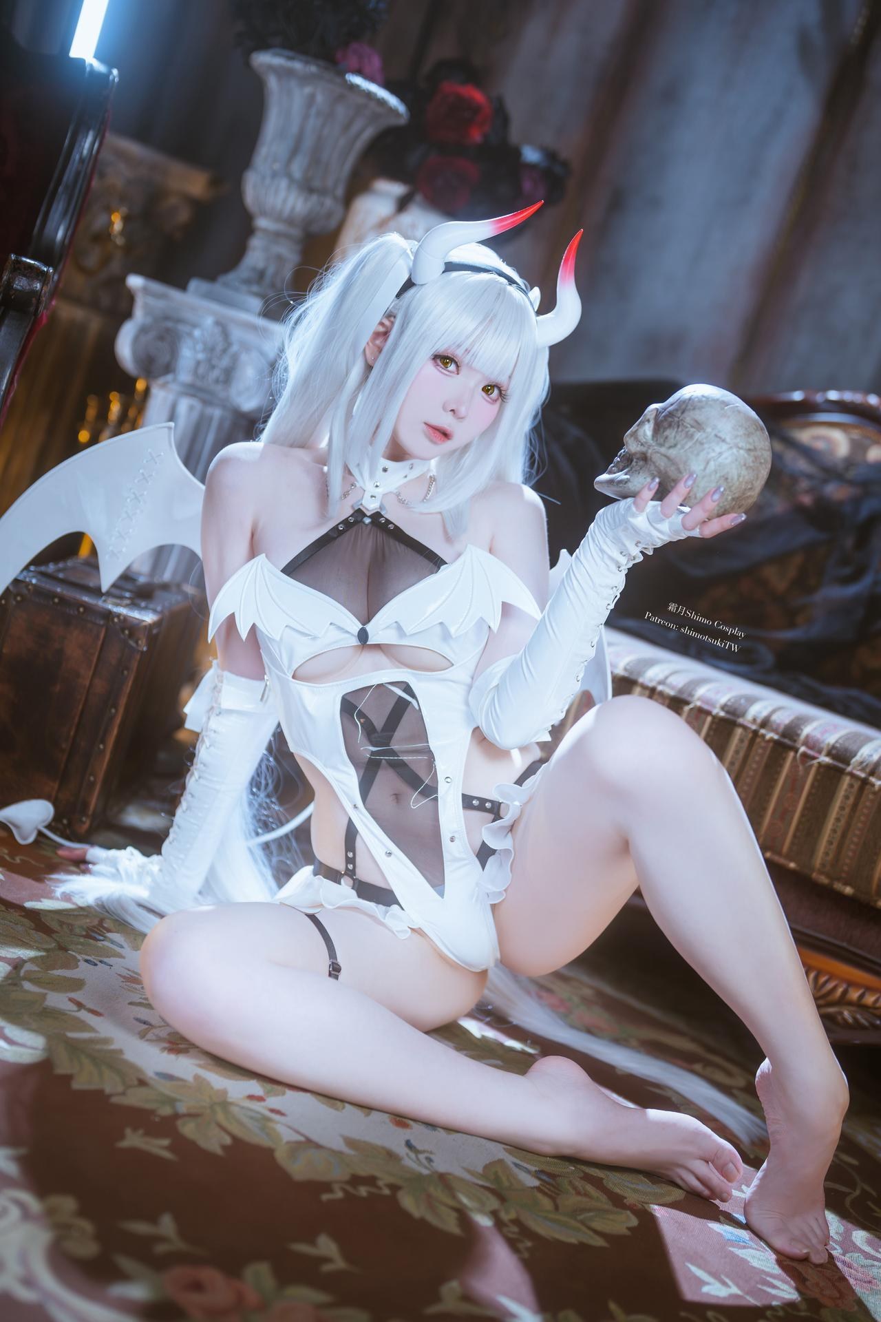 [写真] 霜月shimo - Blanc Demon：Chủ đề ác quỷ trắng, ảnh chụp 21P