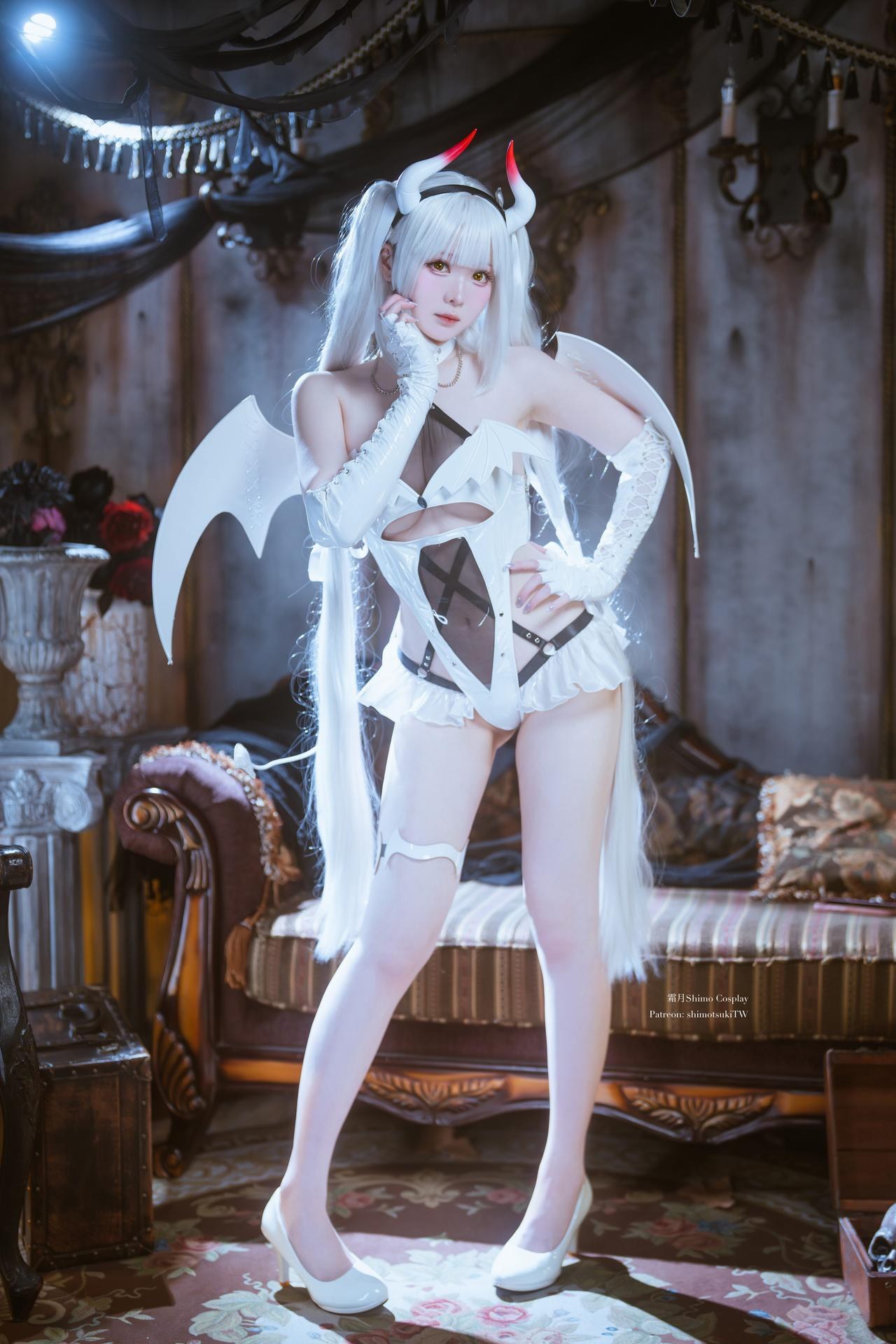 [写真] 霜月shimo - Blanc Demon：Chủ đề ác quỷ trắng, ảnh chụp 21P